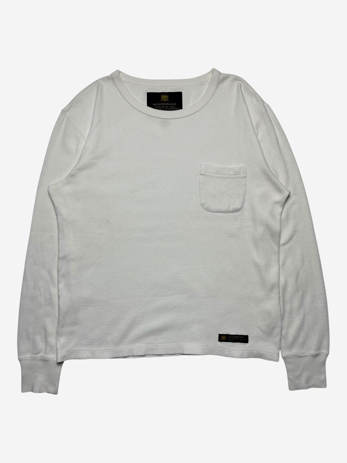 20471120 2000’s Neighborhood - Textured Knit Longsleeve Shirt Size US M / EU 48-50 / 2 - 1 Thumbnail