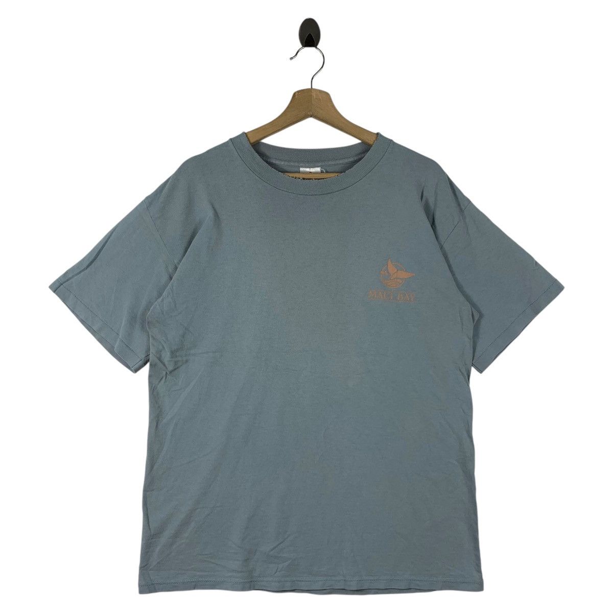 Vintage Vintage 90s MAUI RAY big logo back hit Surfing tee Size US L / EU 52-54 / 3 - 2 Thumbnail