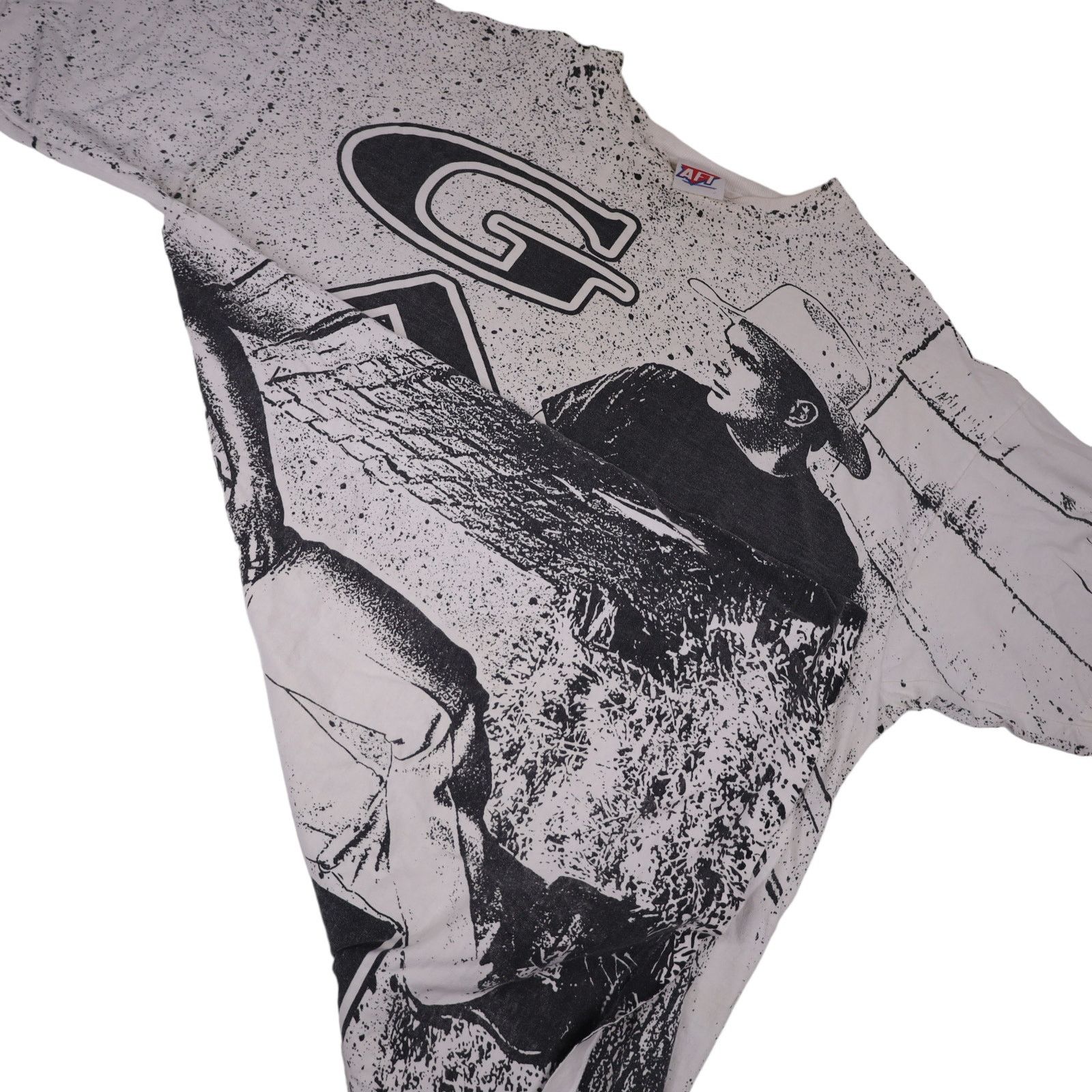Band Tees × Vintage Vintage Garth Brooks Allover Print Graphic Band Tee Size US XXL / EU 58 / 5 - 10 Thumbnail