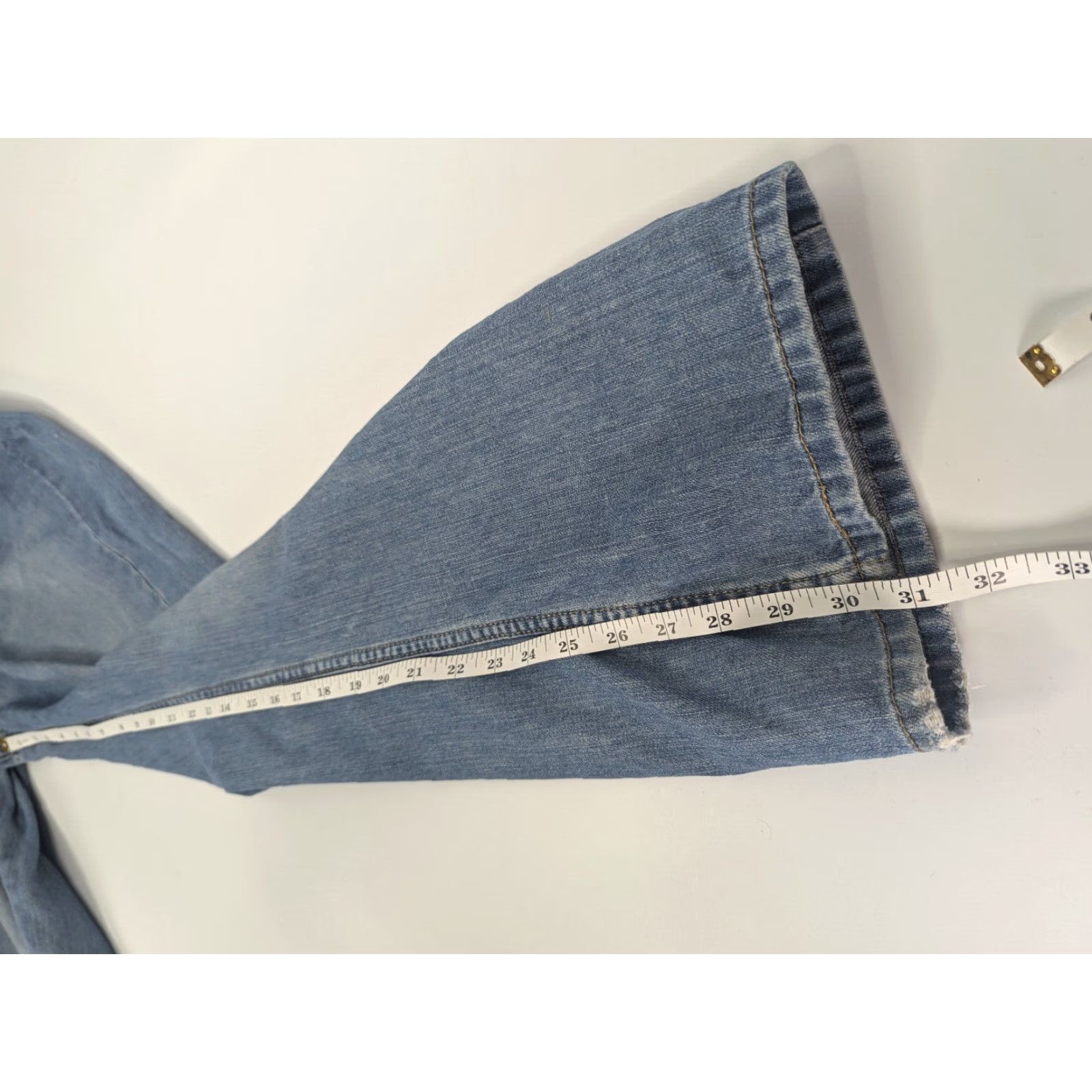 Levi's Levi's 527 Jeans Mens Denim Boot Cut 527 Series 5-Pocket Design Distressed Blue 38x30 Casual Vintage Not N/A Size US 38 / EU 54 - 5 Thumbnail