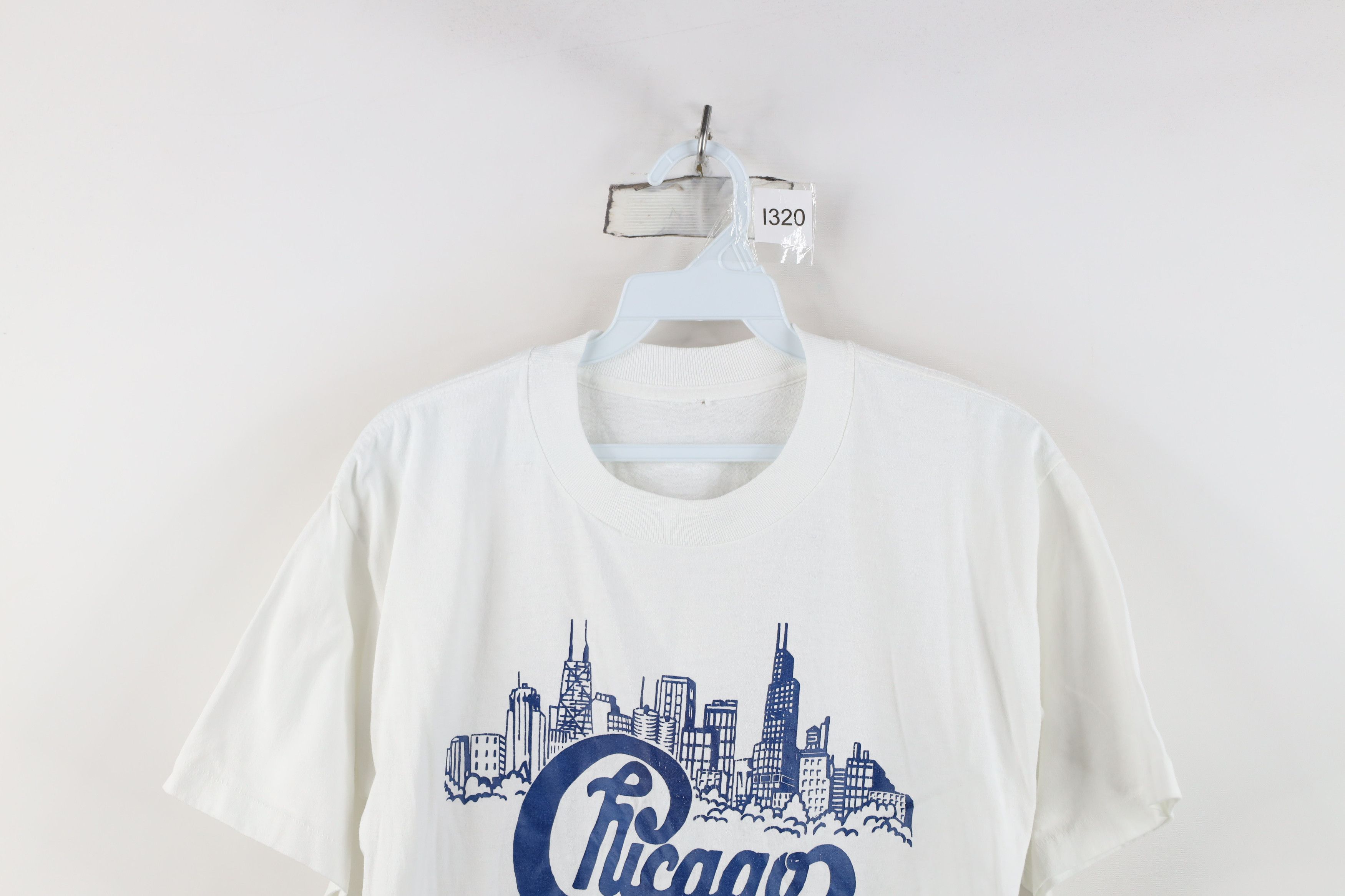 Vintage Vintage 90s Streetwear Spell Out Chicago Band T-Shirt USA Size US M / EU 48-50 / 2 - 2 Thumbnail
