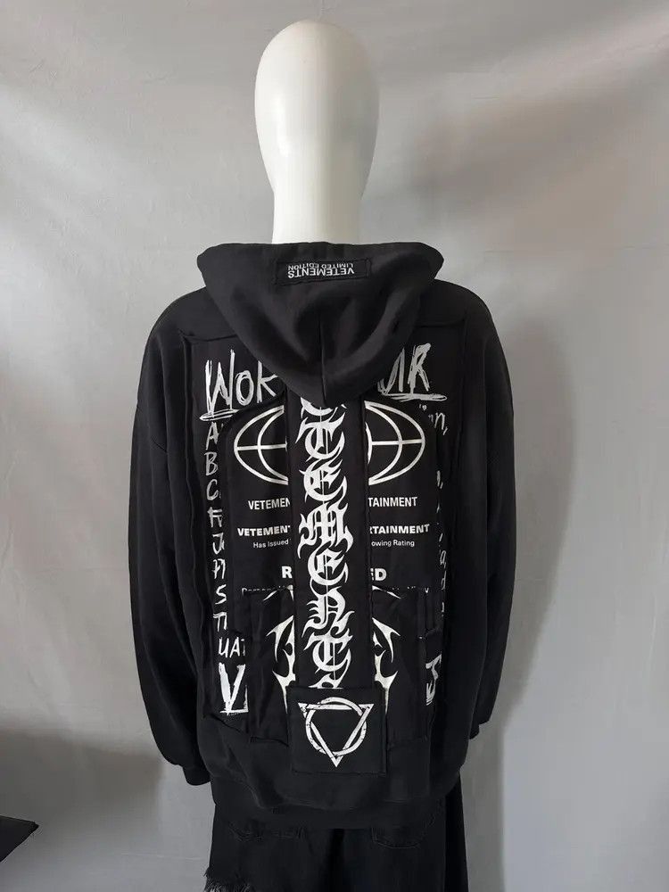 Vetements Vetements Vetements Multi-Patches Hoodie-2506 Size US S / EU 44-46 / 1 - 3 Thumbnail