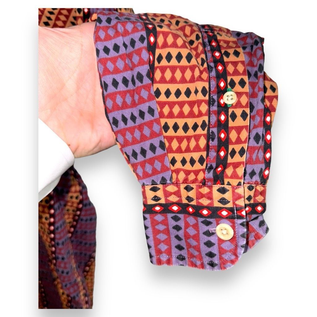 Tommy Hilfiger 80s Tommy Hilfiger Print Iconic Oxford Button Down Shirt M Size US M / EU 48-50 / 2 - 7 Thumbnail