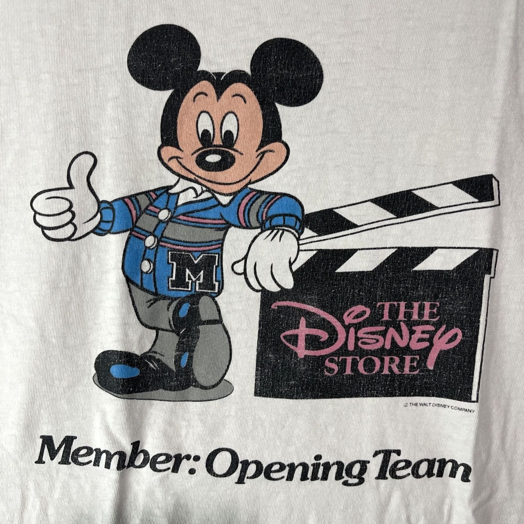 Disney VINTAGE Mickey Mouse Shirt Mens XL Disney Store Member Opening Team Employee Tee Size US XL / EU 56 / 4 - 3 Thumbnail