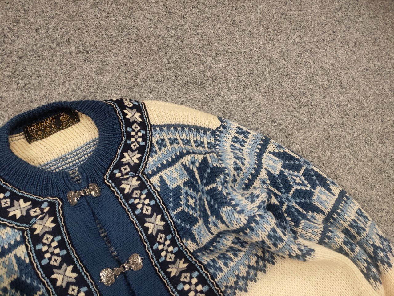 Dale Of Norway Vintage 80's Nordstrikk Knit Wool Sweater Cardigan Norway Size US M / EU 48-50 / 2 - 5 Thumbnail