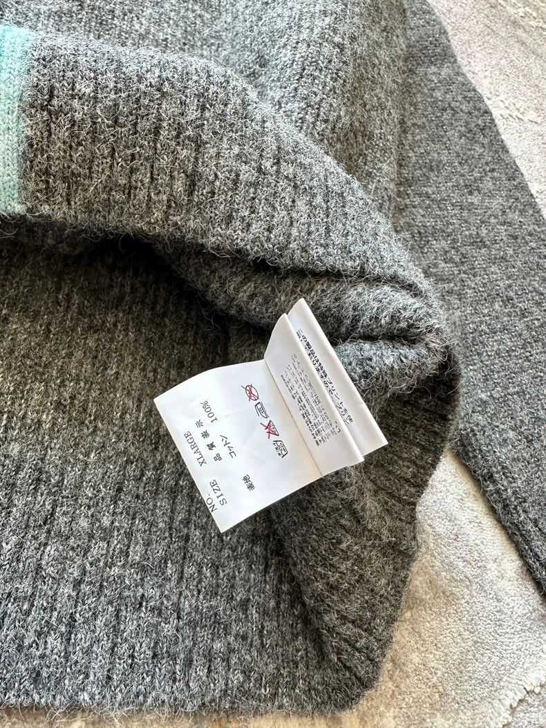 Undercover UNDERCOVER Patchwork V-Neck Wool Sweater Intricately Geomet Size US XL / EU 56 / 4 - 7 Thumbnail