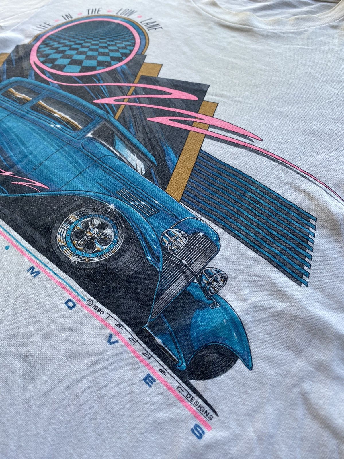 Vintage 🔥1990 Andy’s Smooth Moves Low Rider car art graphic tee m Size US M / EU 48-50 / 2 - 15 Thumbnail