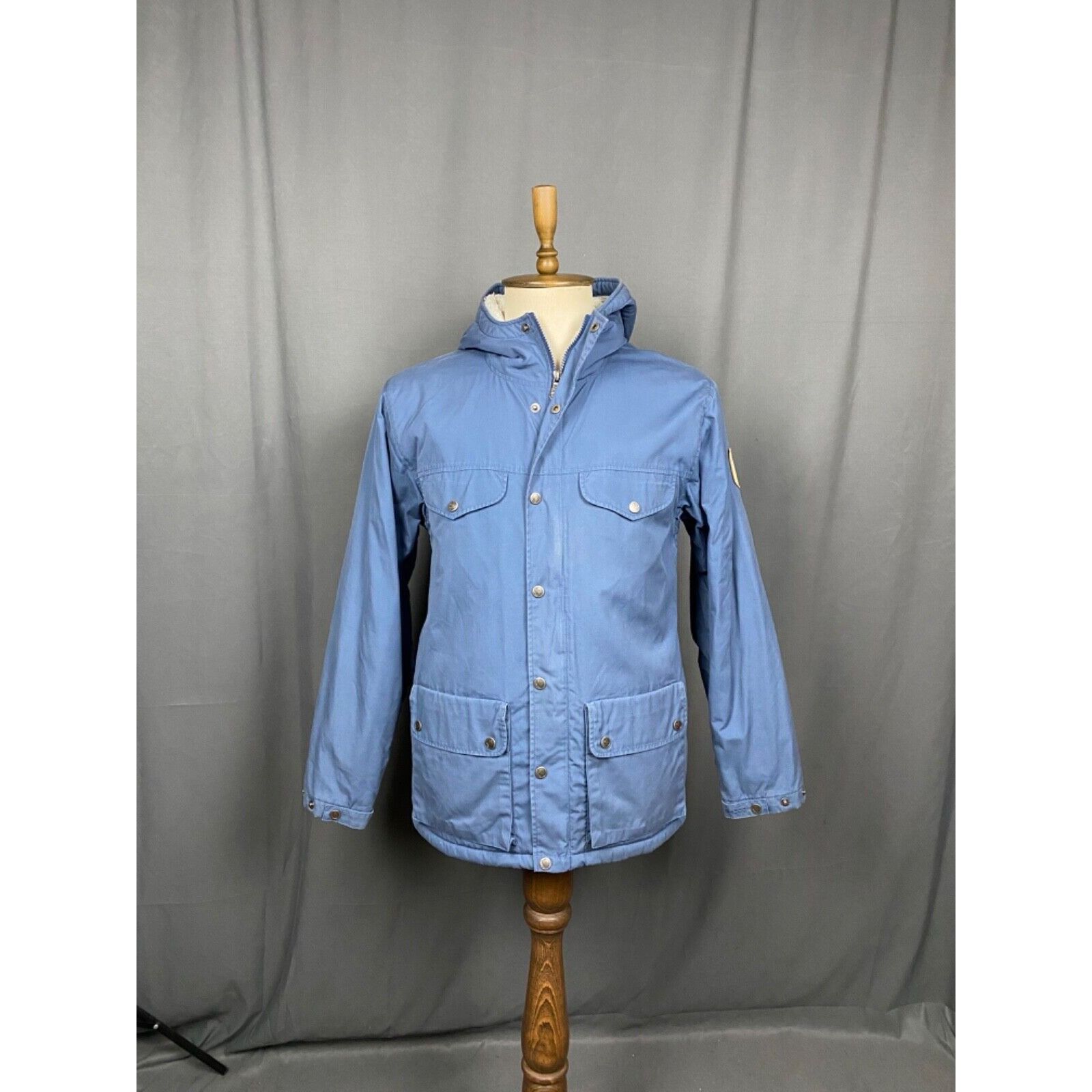 Fjallraven Fjallraven Greenland Winter Men's Blue Hooded Parka Jacket S Size US S / EU 44-46 / 1 - 3 Thumbnail