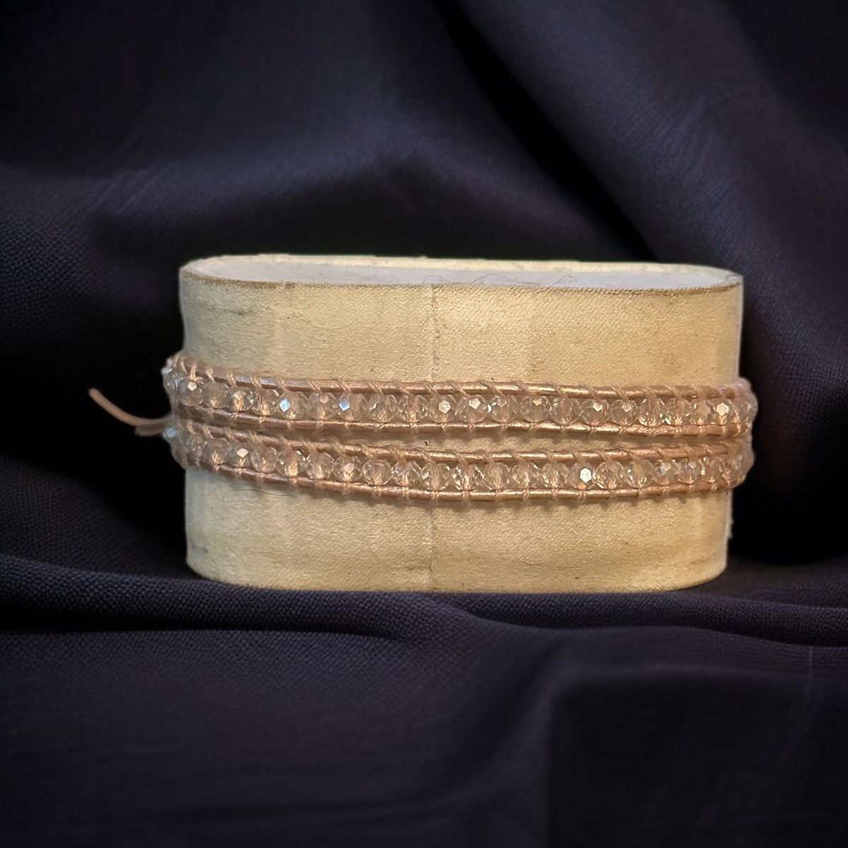 Other Victoria Emerson beige woven crystal bead wrap bracelet Size ONE SIZE - 2 Thumbnail