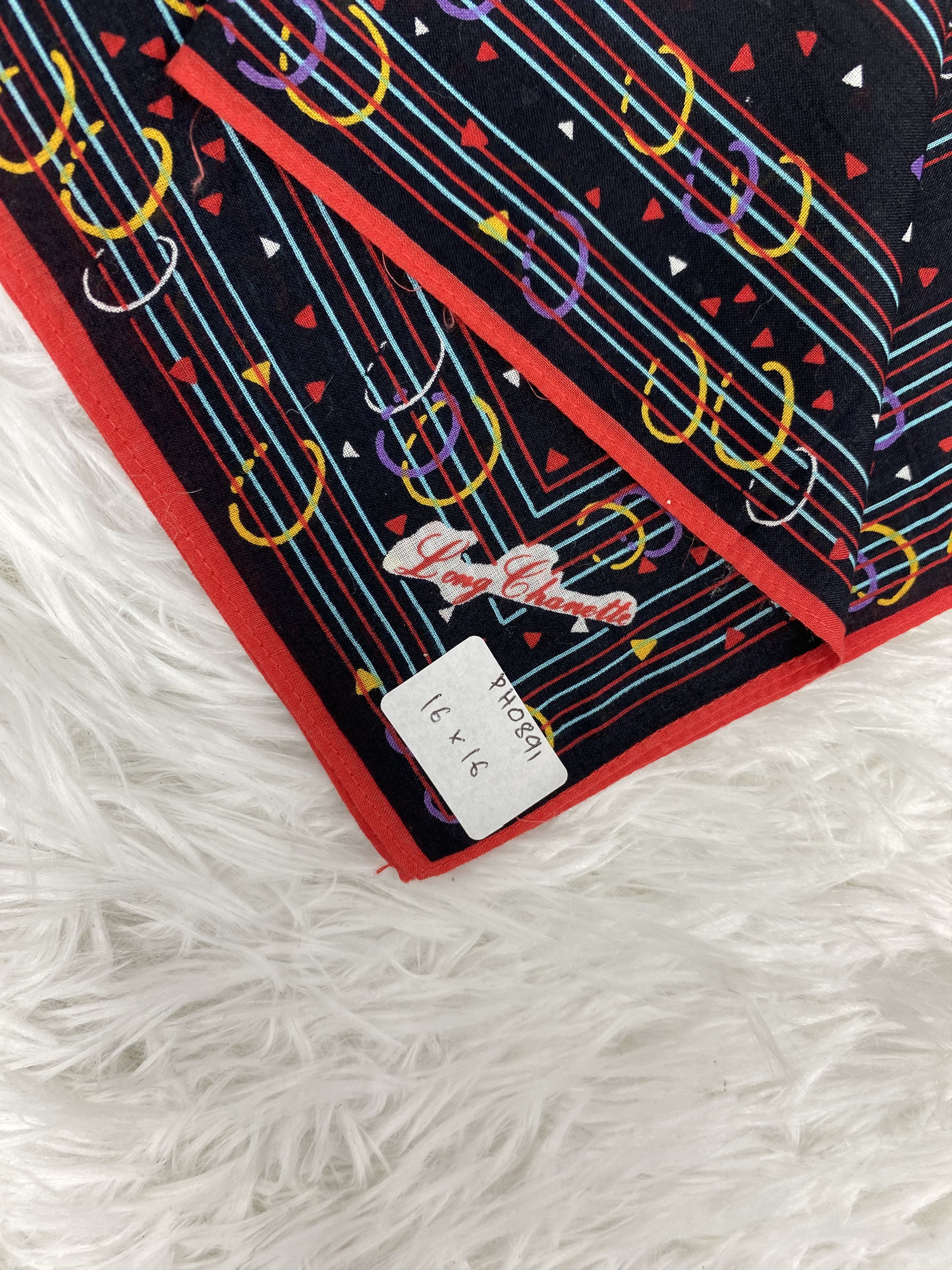 Designer × Vintage Vintage Long Chanette Handkerchief Neckerchief PH0891 Size ONE SIZE - 2 Thumbnail