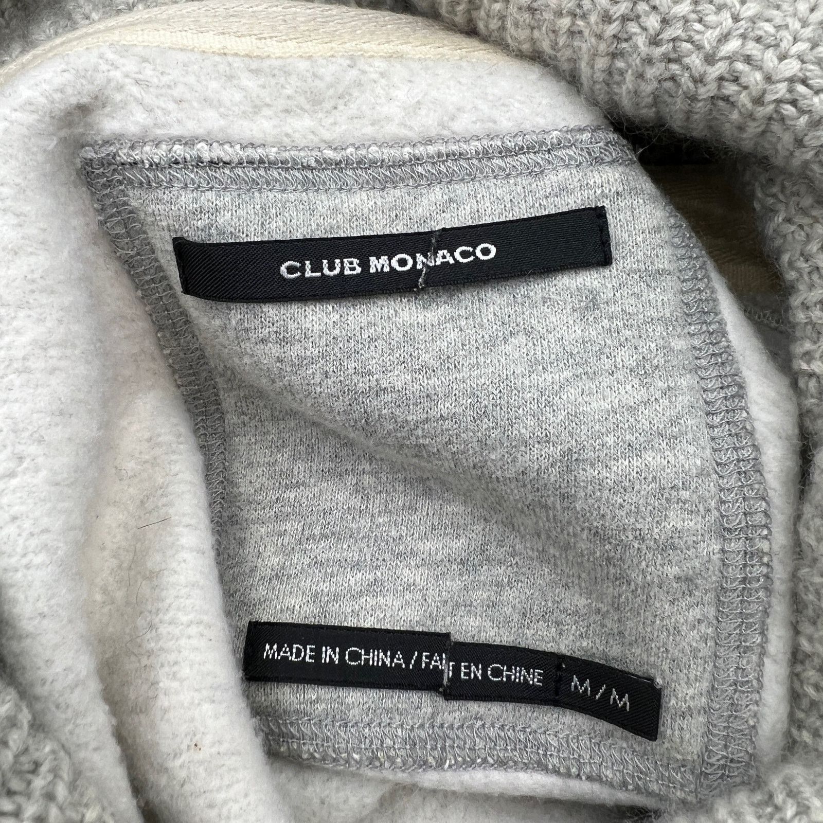 Club Monaco Club Monaco Shawl Collar Sweatshirt Gray Heathered Size US M / EU 48-50 / 2 - 3 Thumbnail