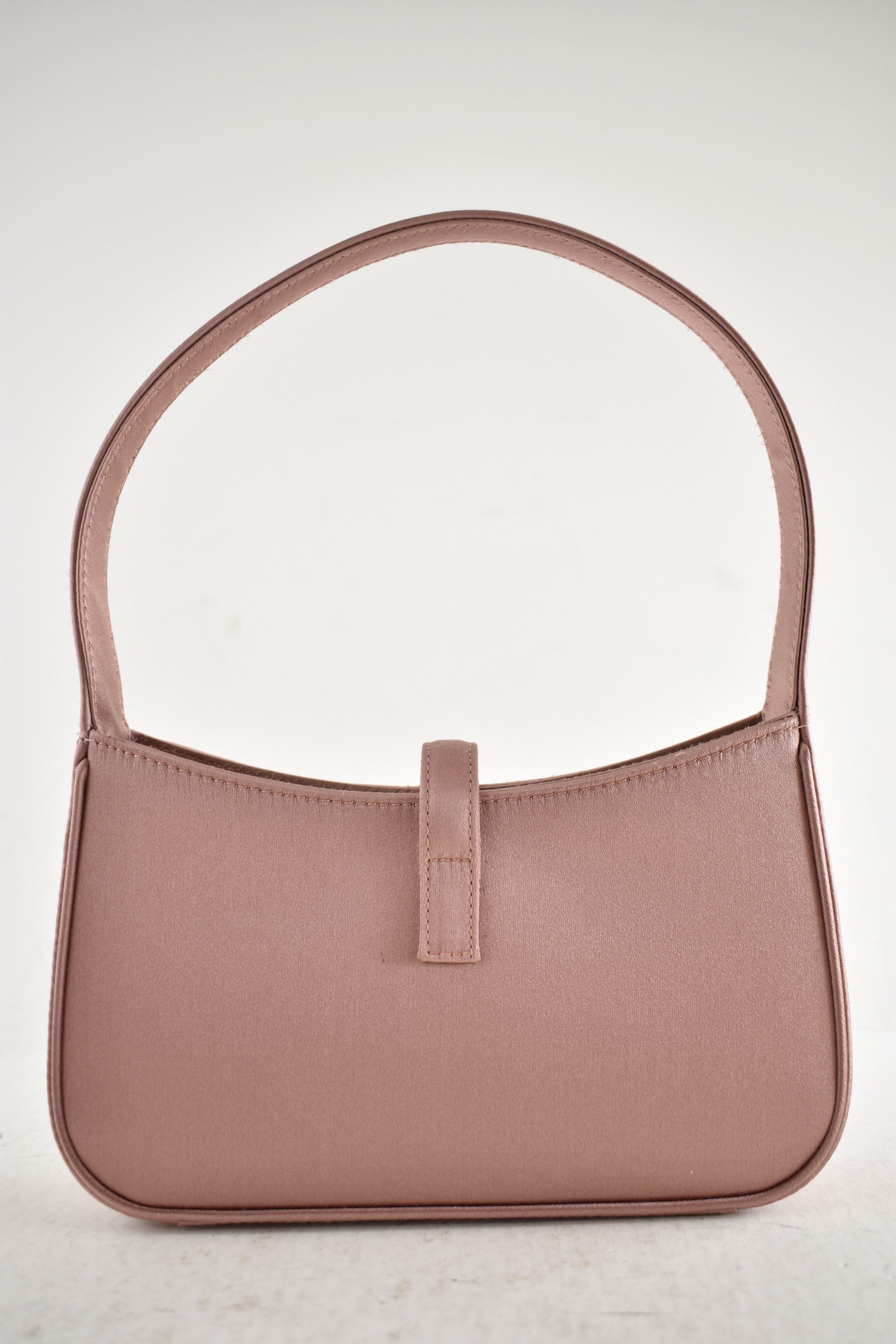 Saint Laurent Paris Mini Le 5 A 7 Hobo Dragee Satin Gold YSL Logo Top Handle Bag Size ONE SIZE - 10 Thumbnail