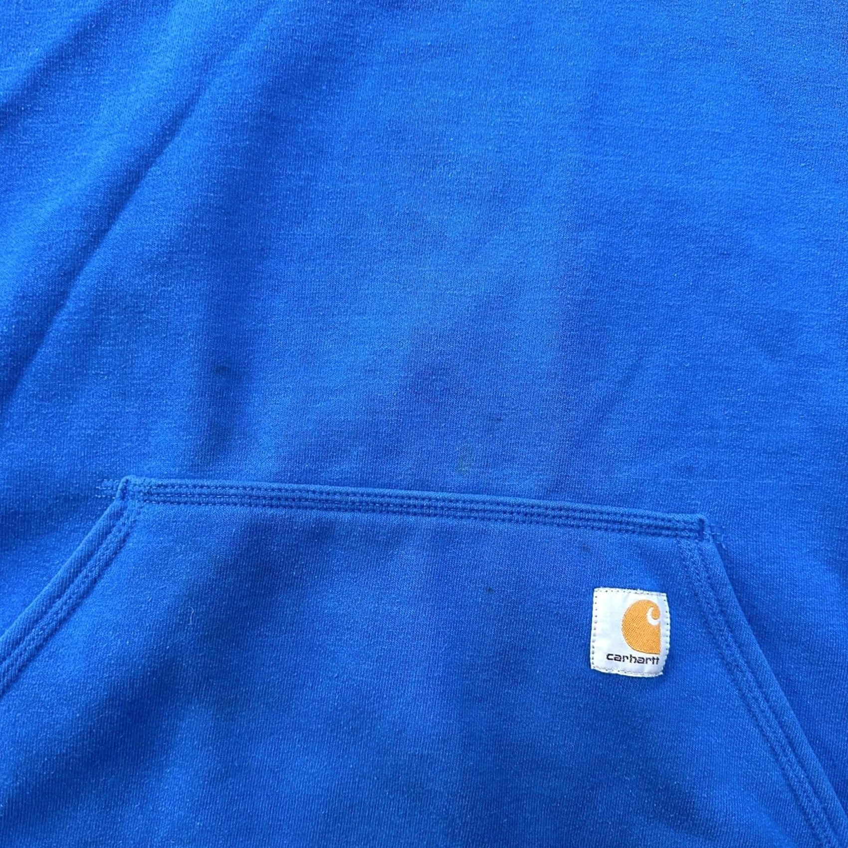 Carhartt Carhartt Hoodie Men’s XL Hooded Sweatshirt Distressed Workwear Blue Size US XL / EU 56 / 4 - 3 Thumbnail
