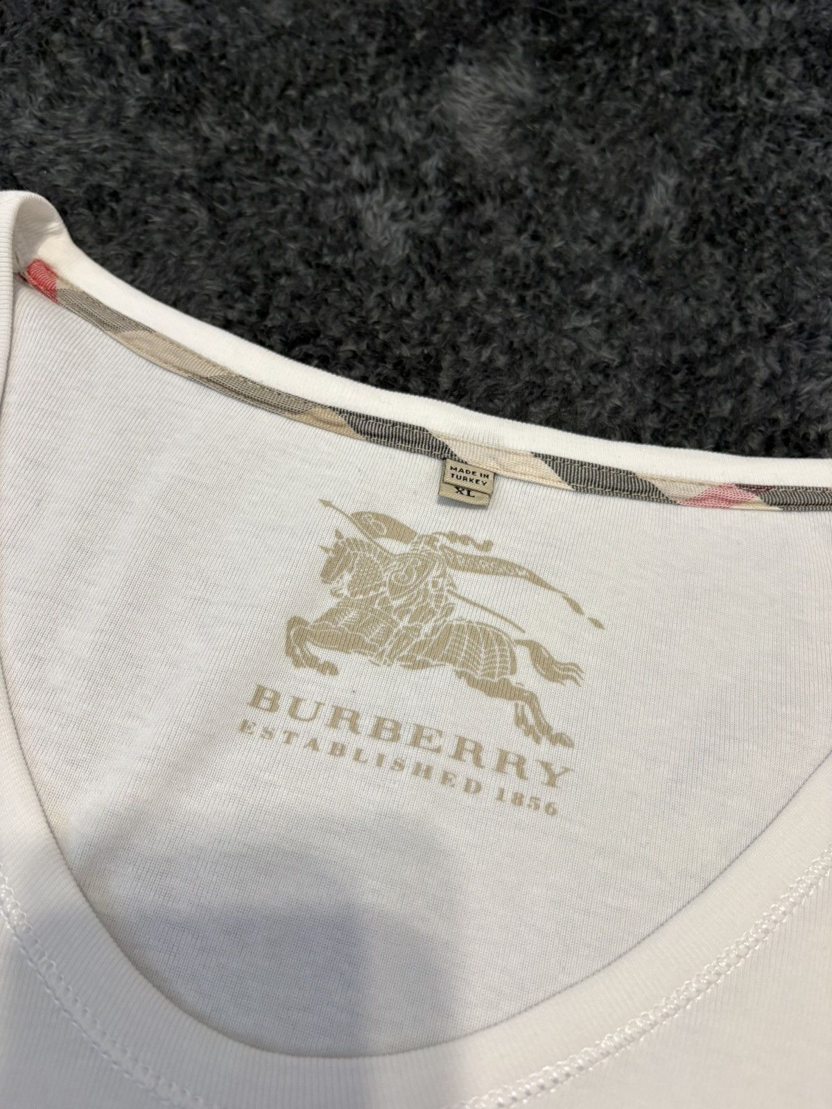 Burberry Burberry Brit Basic White Longsleeve Size XL / US 12-14 / IT 48-50 - 3 Thumbnail