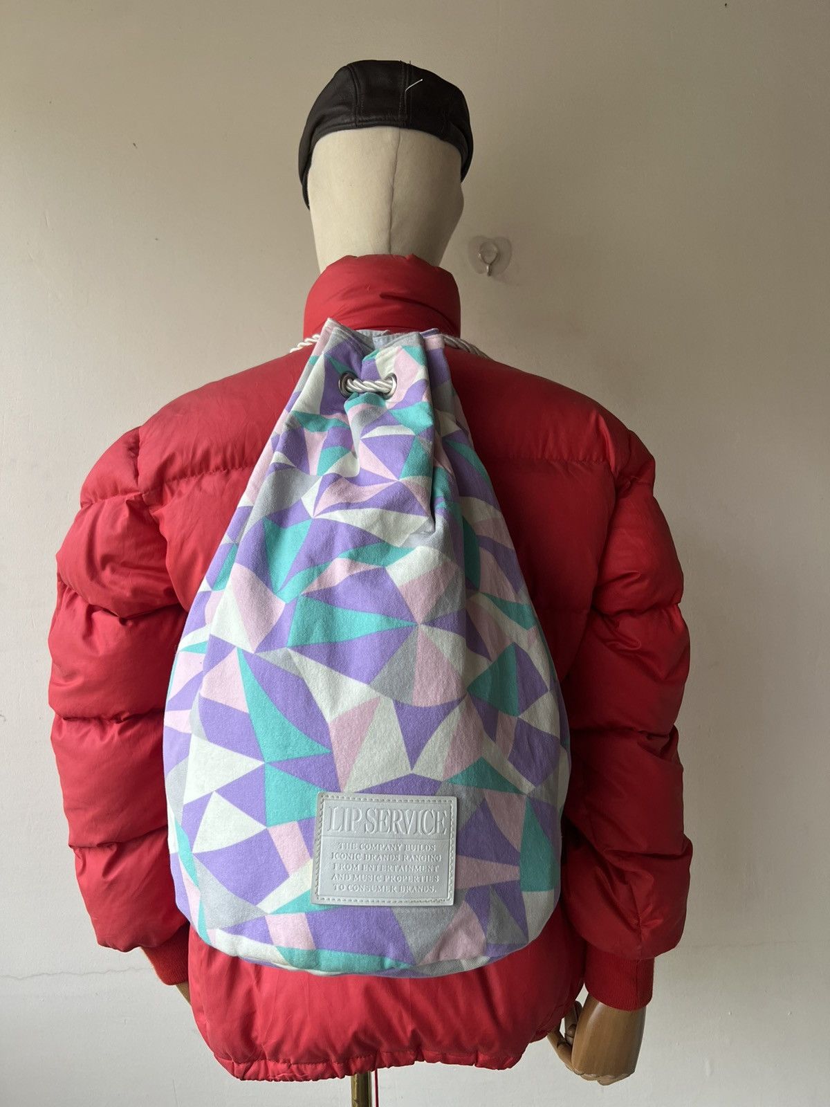 Lip Service Vintage Y2K 2000s Lip Service Strip Trap Bag Backpack Size ONE SIZE - 1 Thumbnail