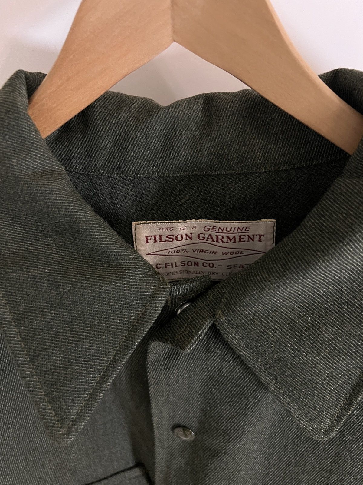 Filson Filson Olive Green Work Jacket / Overshirt – Size XL Size US XXL / EU 58 / 5 - 2 Thumbnail