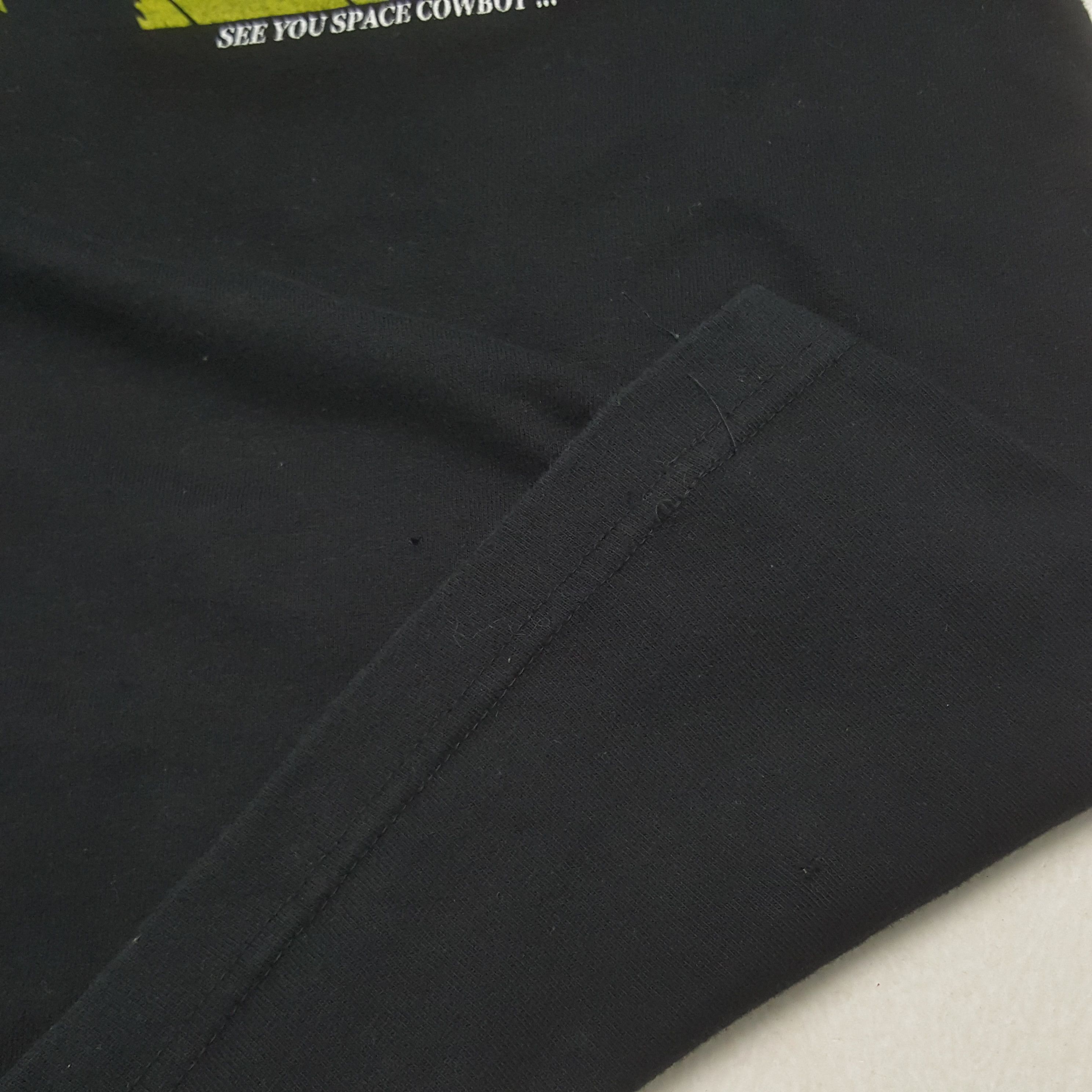 Anime Vintage Cowboy Bebop Jet Black Japanese Tshirt RR13 Size US L / EU 52-54 / 3 - 7 Thumbnail