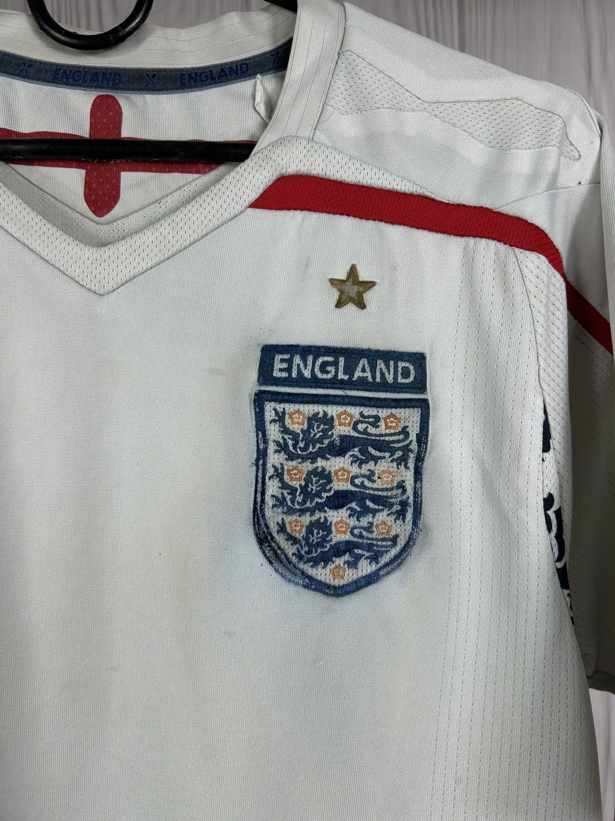 Umbro 4 Gerrard England National Team 2007/09 Home Jersey Umbro Size US S / EU 44-46 / 1 - 5 Thumbnail