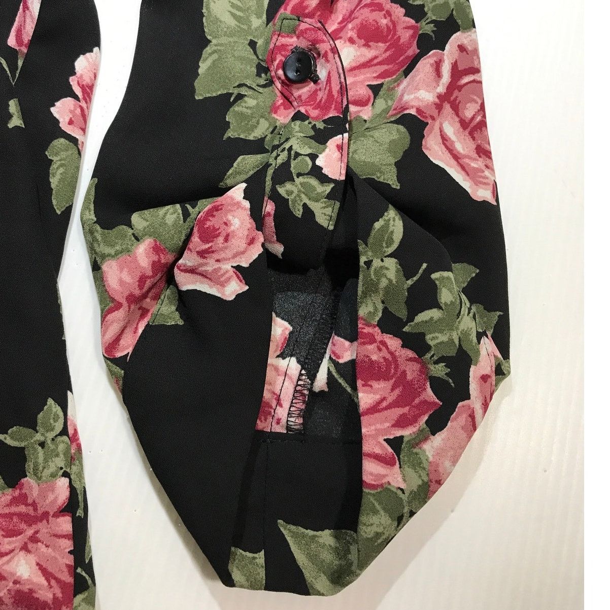 Other IZ BYER Boho Black Sheer Black Floral Blouse Tunic Junior M Size M / US 6-8 / IT 42-44 - 7 Thumbnail