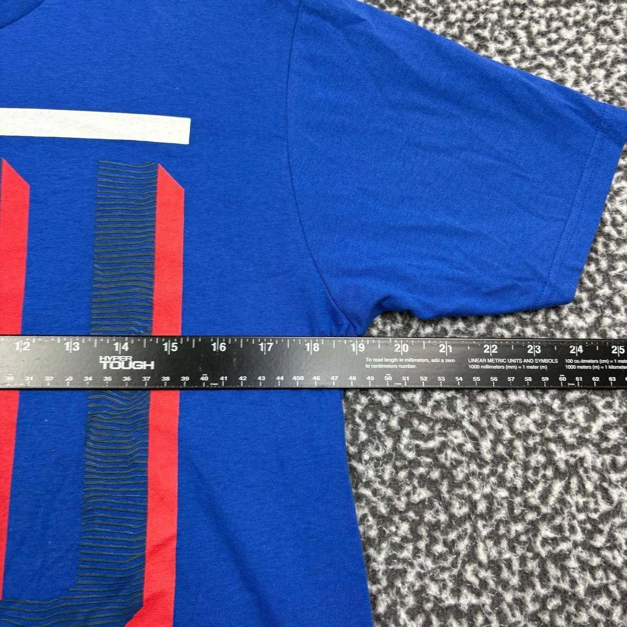 Adidas Kansas Jayhawks Shirt Men Short Sleeve Crew Neck Cotton L Size US L / EU 52-54 / 3 - 5 Thumbnail