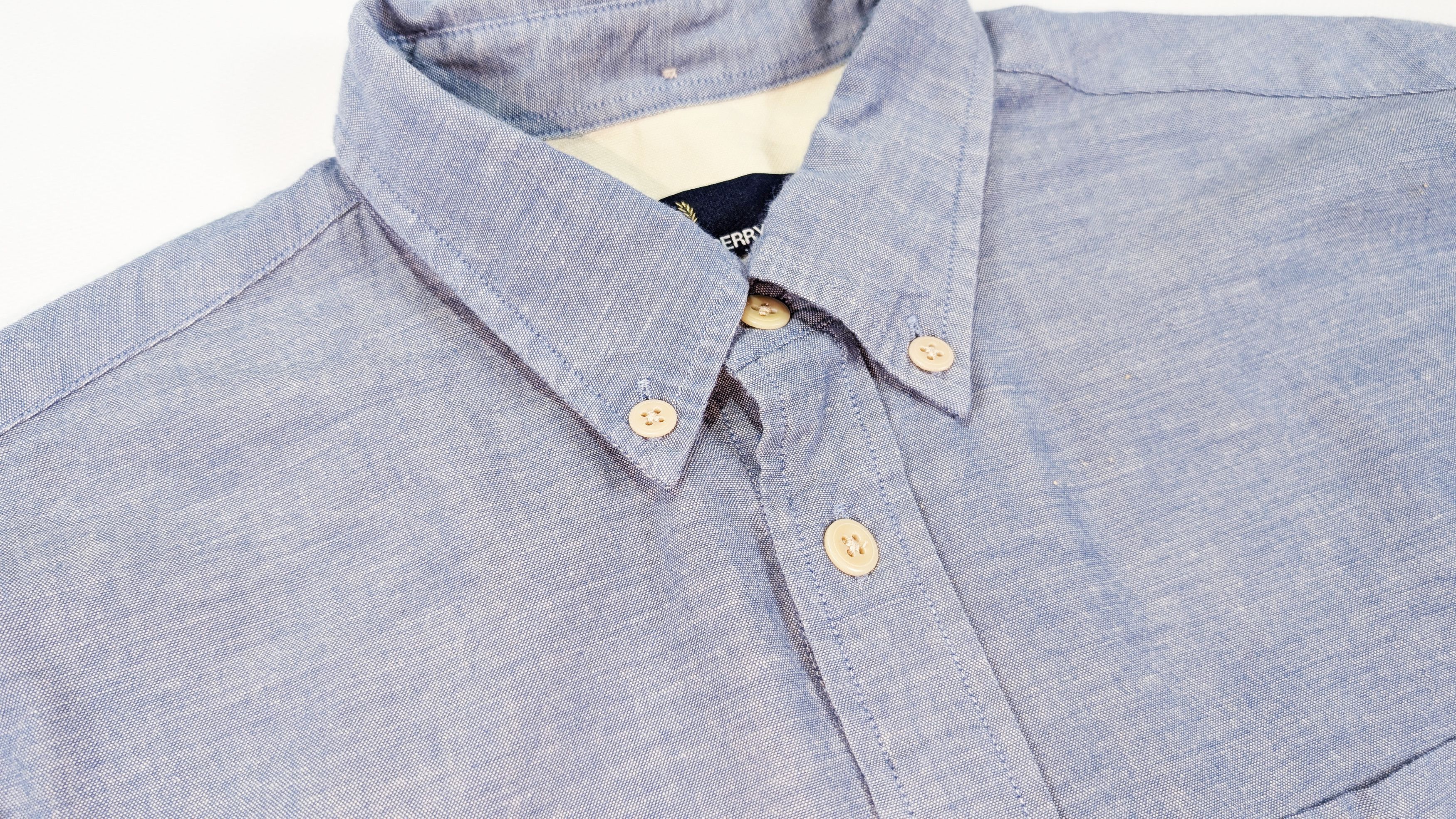 Fred Perry Fred Perry Blue Cotton Oxford Shirt Size M Size US M / EU 48-50 / 2 - 4 Thumbnail