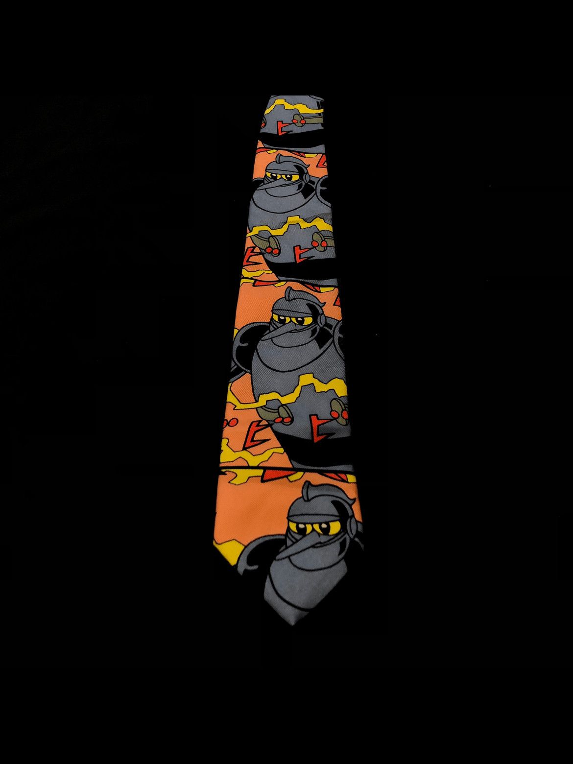 Yohji Yamamoto Yohji Yamamoto Iron Man 28 Figure Print Tie Size ONE SIZE - 1 Thumbnail