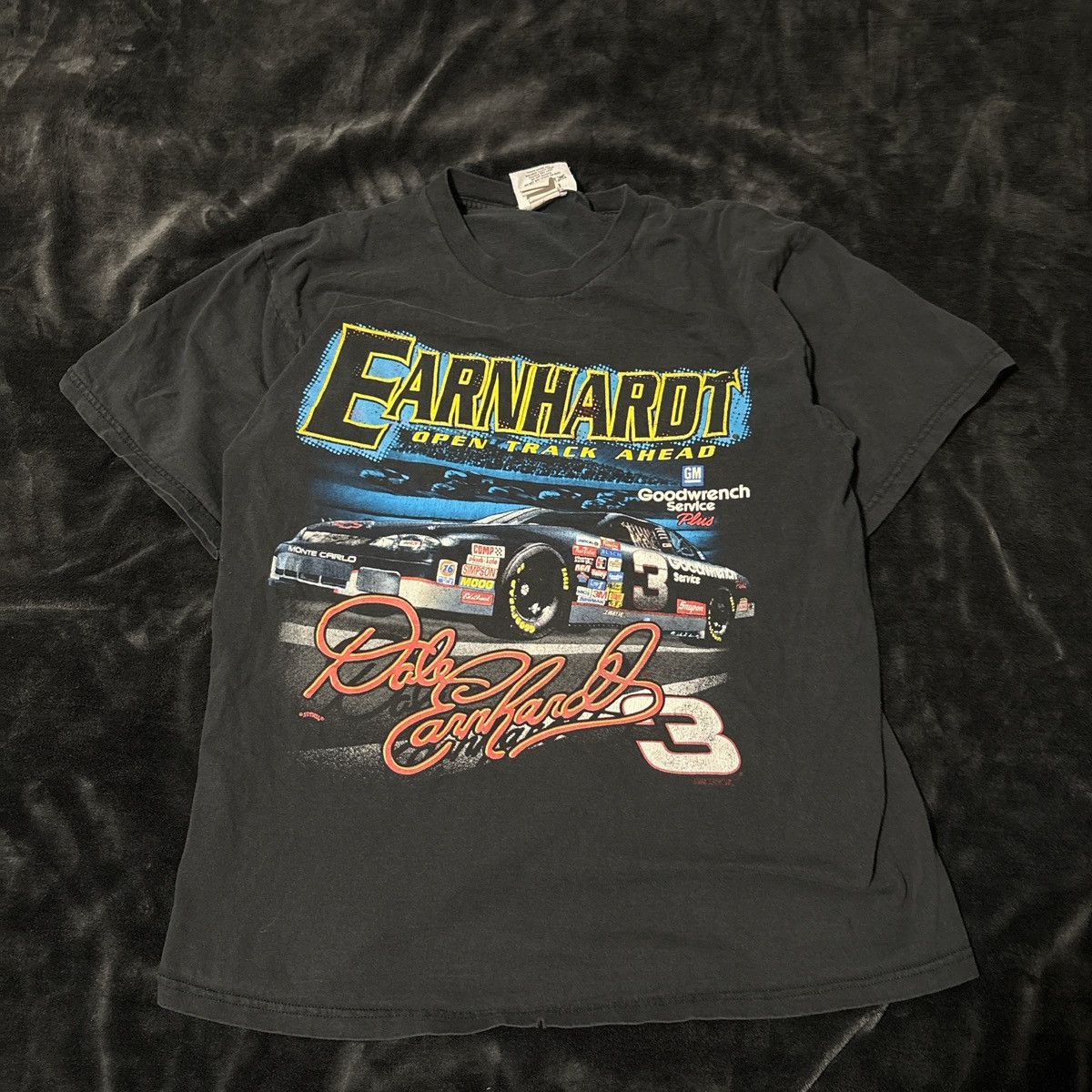 Chase Authentics 1997 Dale Earnhardt Goodyear black racing tee Size US M / EU 48-50 / 2 - 1 Thumbnail
