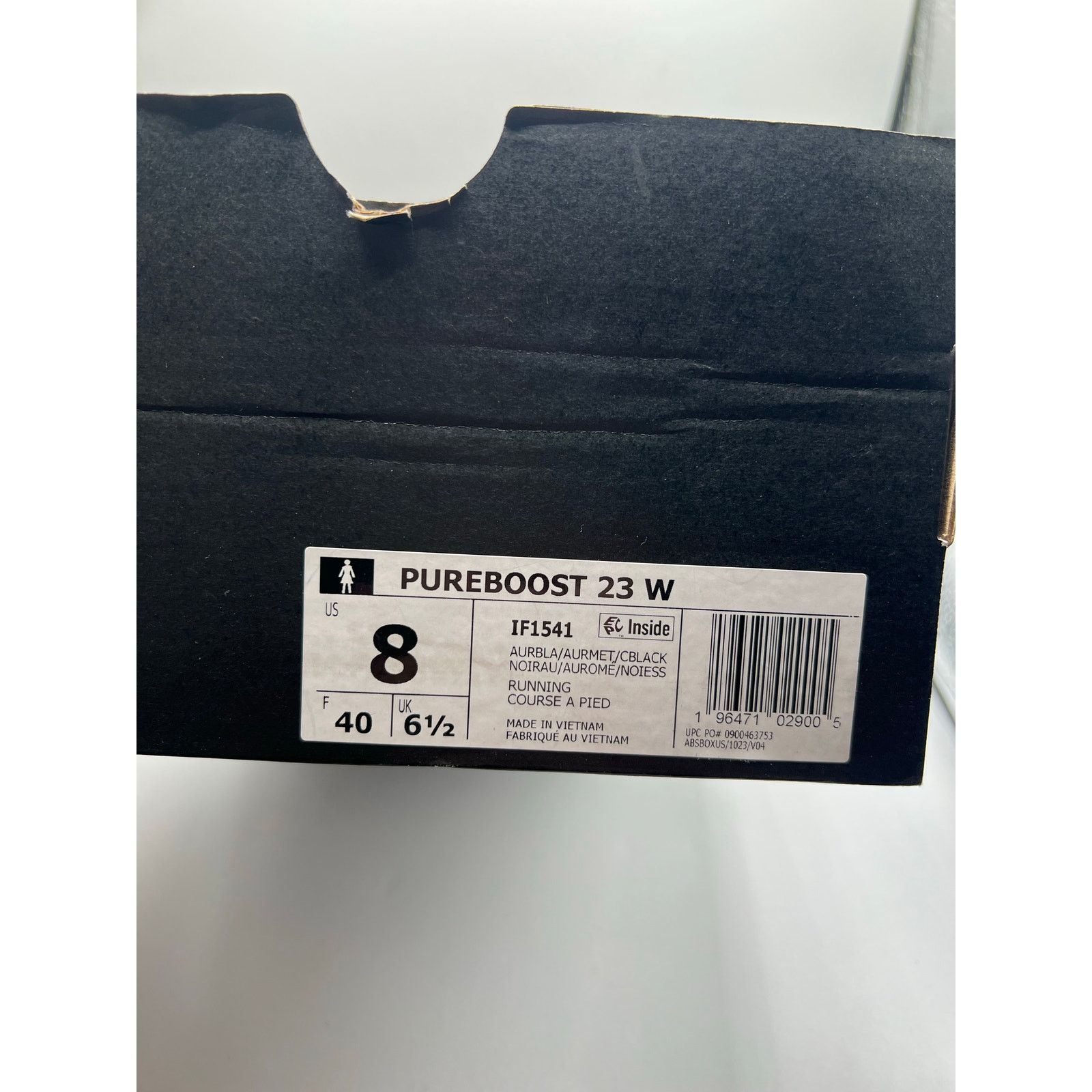 Adidas Adidas Pureboost 23 “Aurora Black” size 8 women’s Size US 8 / IT 38 - 8 Thumbnail