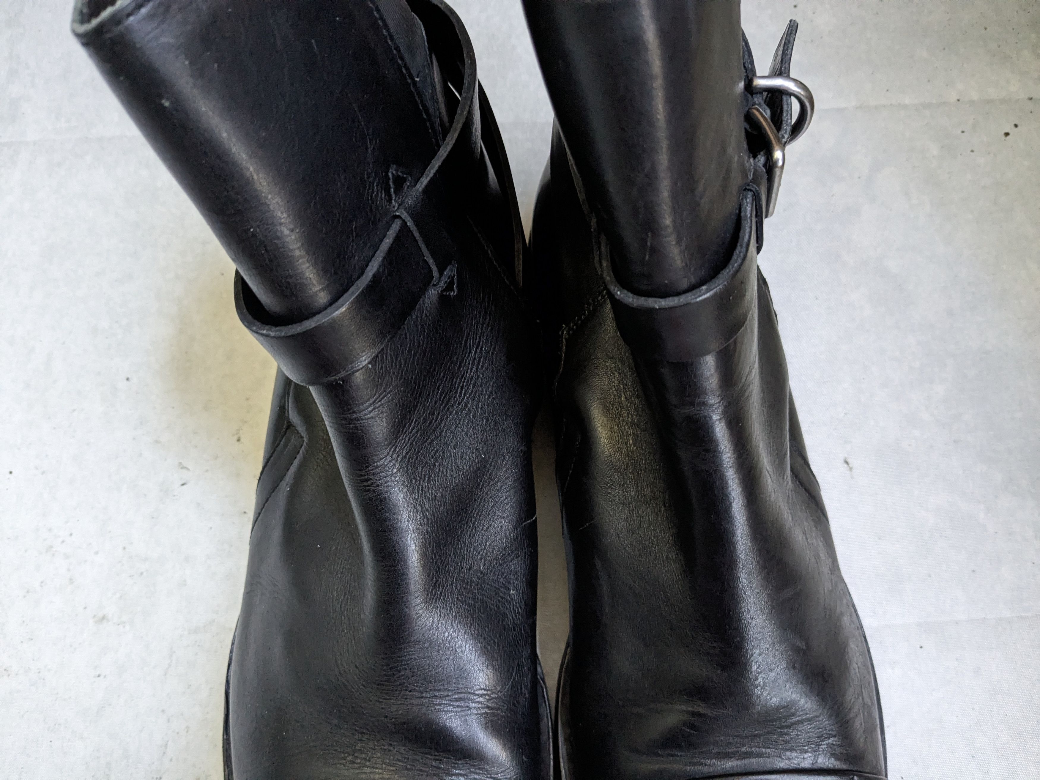 Prada Prada Jodhpur Boots Black 12 Leather Buckle Strap Size US 12 / EU 45 - 6 Thumbnail