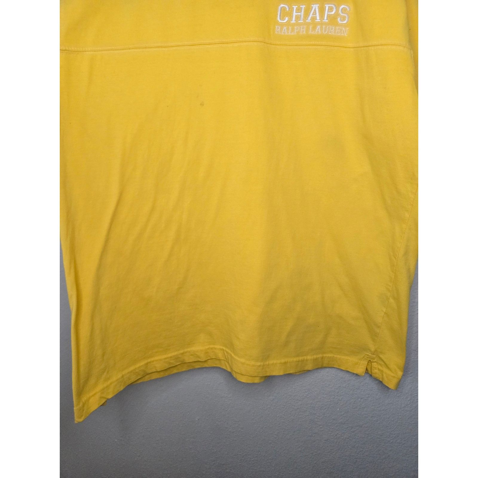 Other Vintage Chaps Ralph Lauren Shirt Mens XL Yellow Y2K Tee Size US XL / EU 56 / 4 - 4 Thumbnail