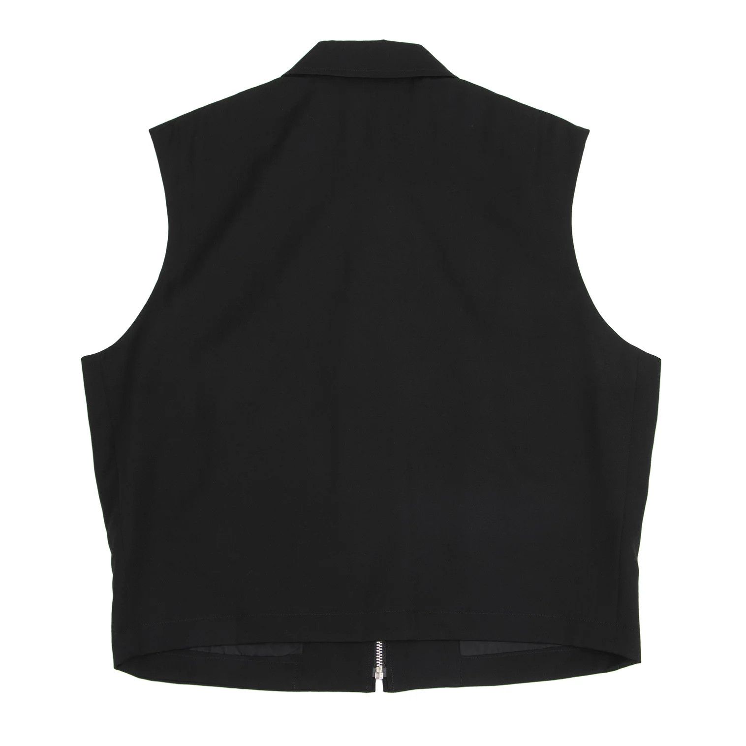 Yohji Yamamoto Yohji Yamamoto Wool Gabardine Zip Vest Size US M / EU 48-50 / 2 - 9 Thumbnail