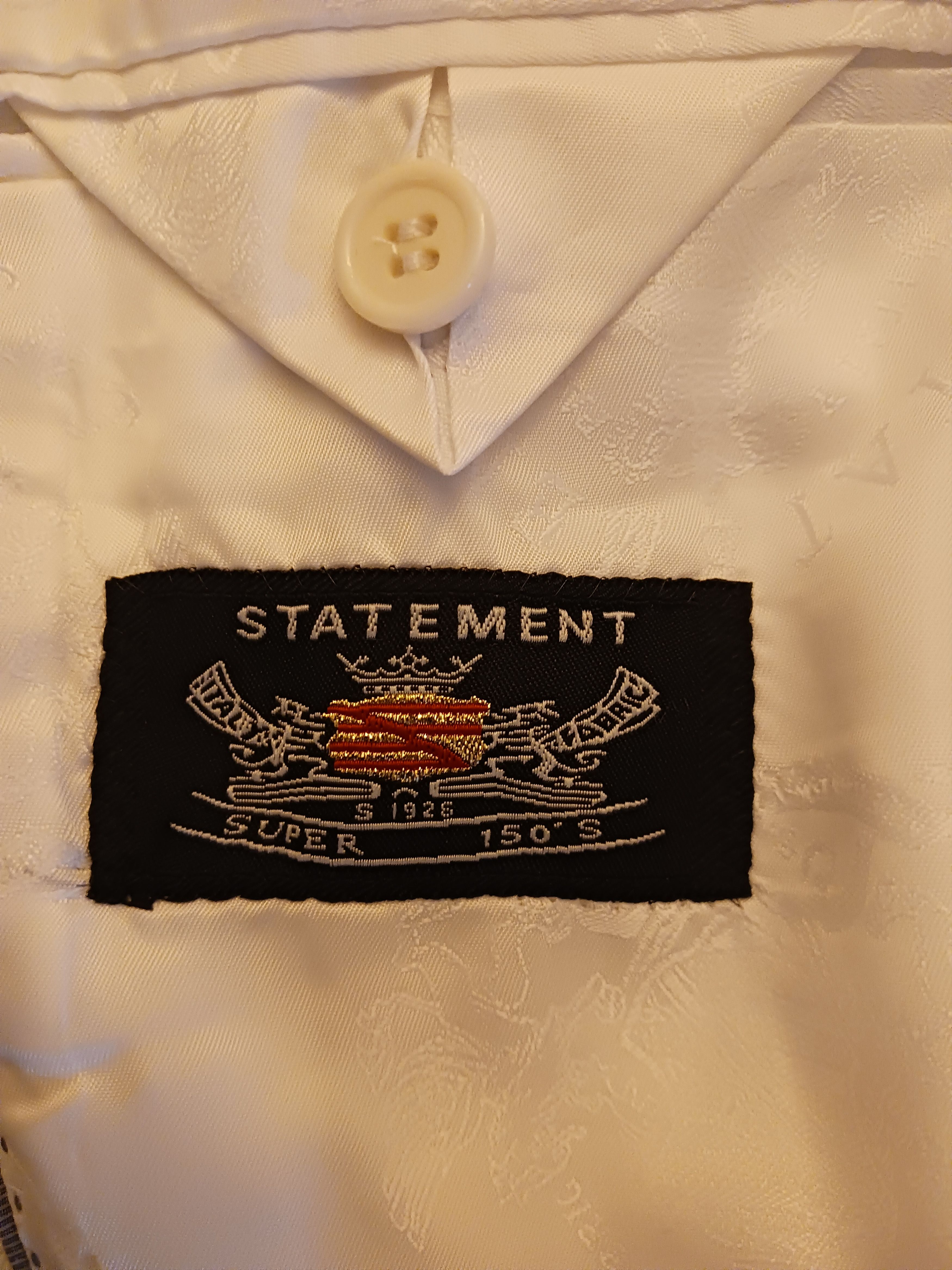 Other 100% Wool White Tuxedo Size 44R - 8 Thumbnail