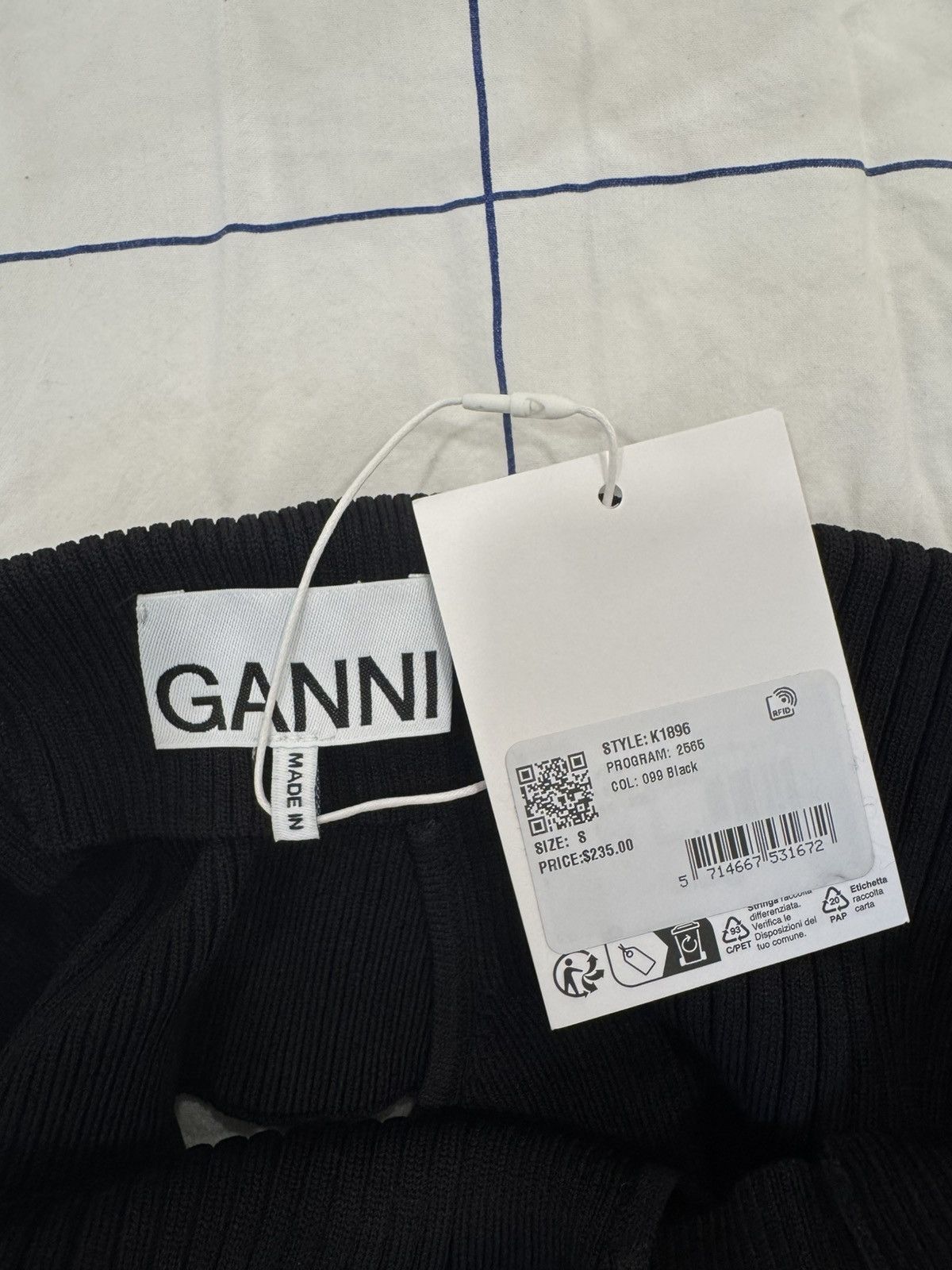 Ganni Ganni Melange Knit Off Shoulder top Size S / US 4 / IT 40 - 2 Thumbnail