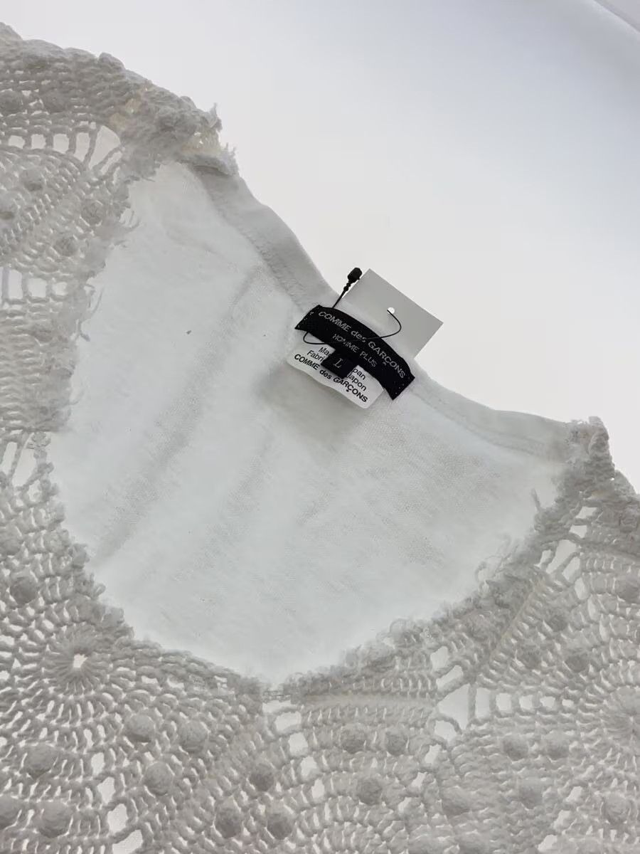 Comme des Garcons Homme Plus Lace Embroidery Tee Size L / US 10 / IT 46 - 4 Thumbnail