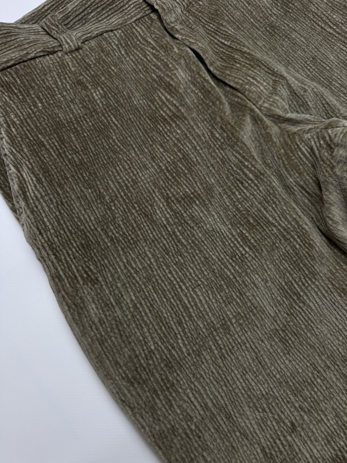 Dolce & Gabbana Dolce & Gabbana Archive Textured Corduroy Zipped Hem Pants Size US 35 - 4 Thumbnail
