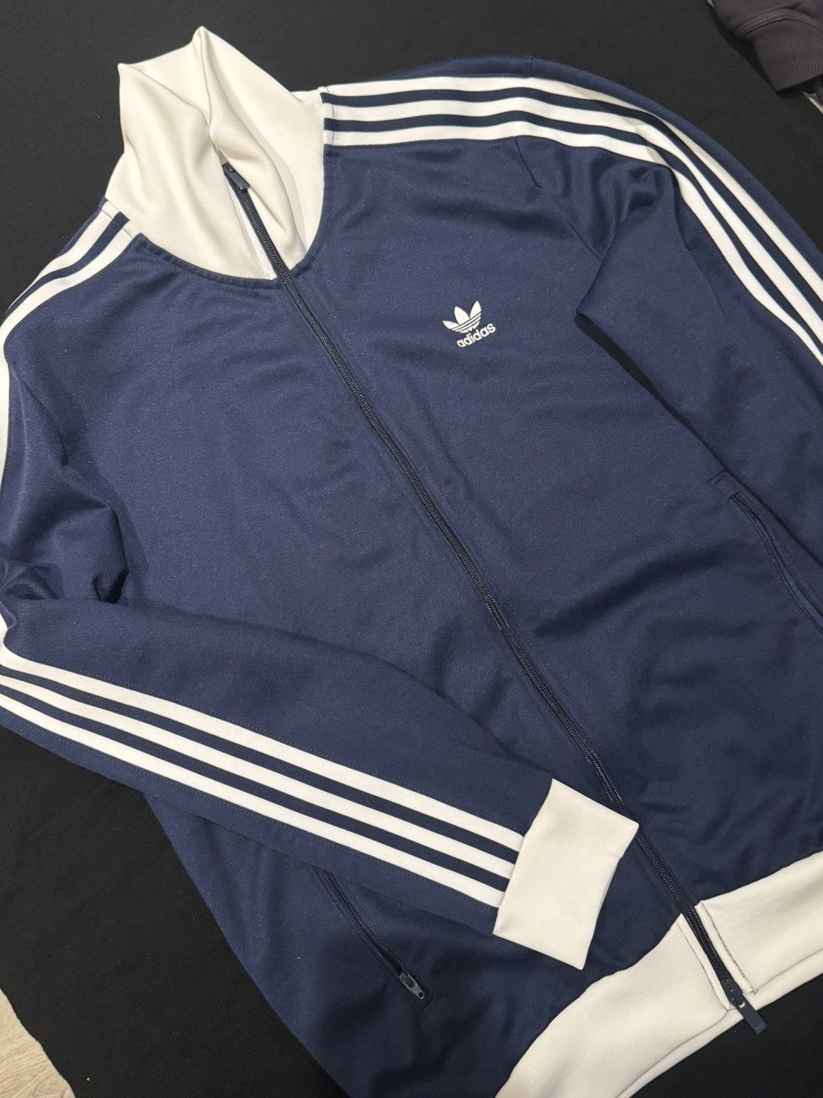 Adidas Adidas Originals Track Jacket Navy/White Size US L / EU 52-54 / 3 - 2 Thumbnail