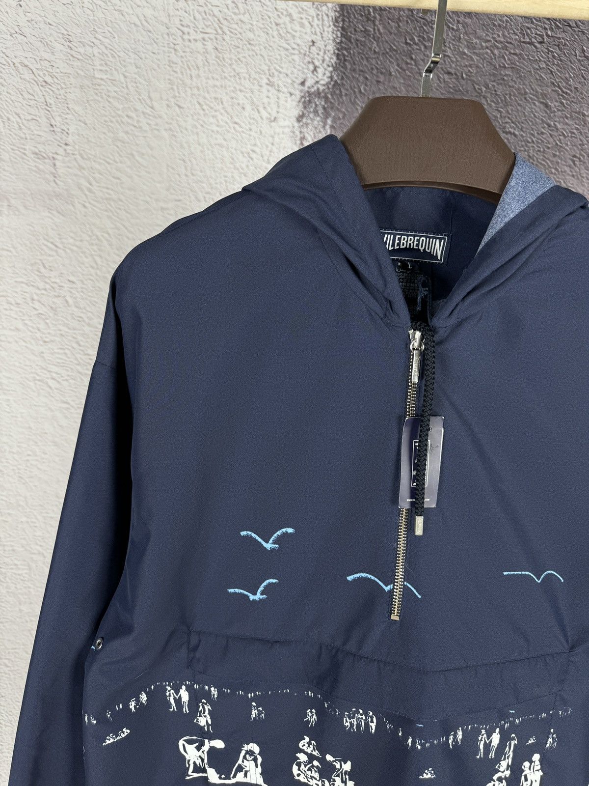 Vilebrequin VILEBREQUIN 'Jayak' Half Zip Hooded Jacket Size US L / EU 52-54 / 3 - 3 Thumbnail