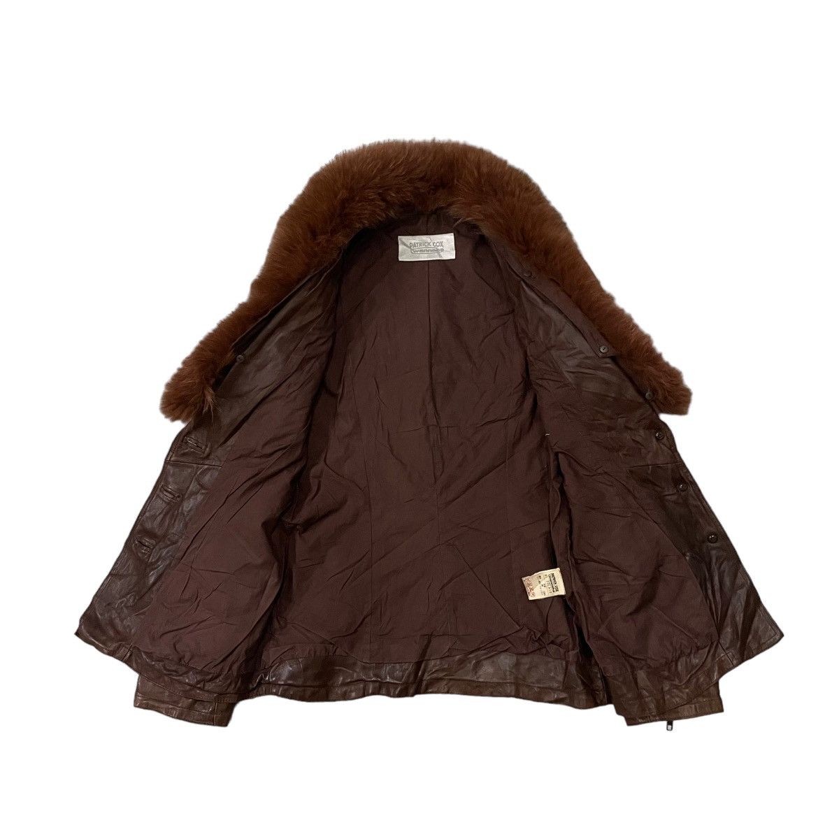 Leather Vintage Patrick Cox Wannabe Mink Fur Sheep leather Jacket Size S / US 4 / IT 40 - 17 Thumbnail