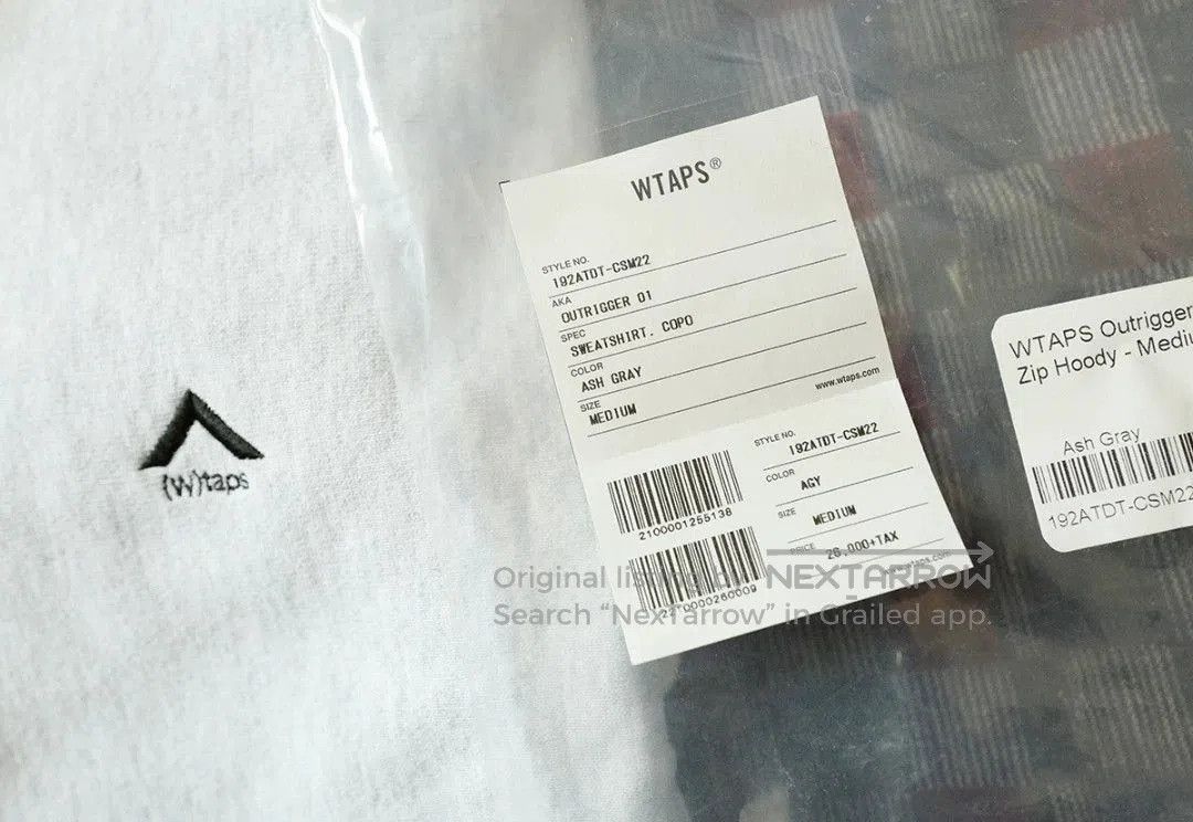 Wtaps wtaps outriggers half-zip sweatshirt hoodie. Size US M / EU 48-50 / 2 - 4 Thumbnail