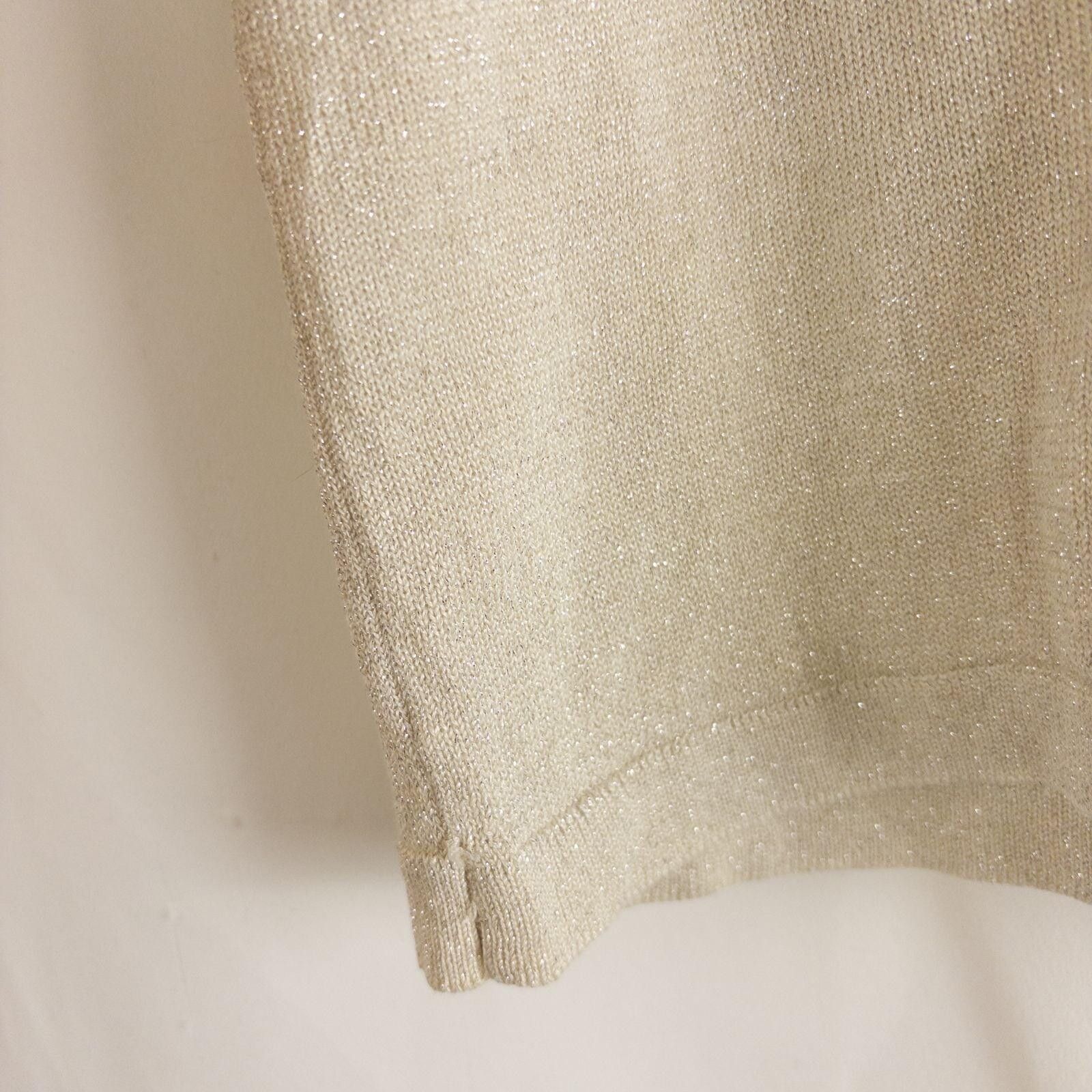 Other August Silk Silver Gold Solid Sweater Womens Medium Size M / US 6-8 / IT 42-44 - 6 Thumbnail