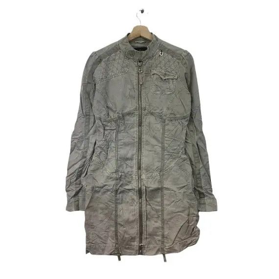 Diesel Vtg DIESEL PUNK TACTICAL Design Trench Coat Parka Jacket Size S / US 4 / IT 40 - 1 Thumbnail