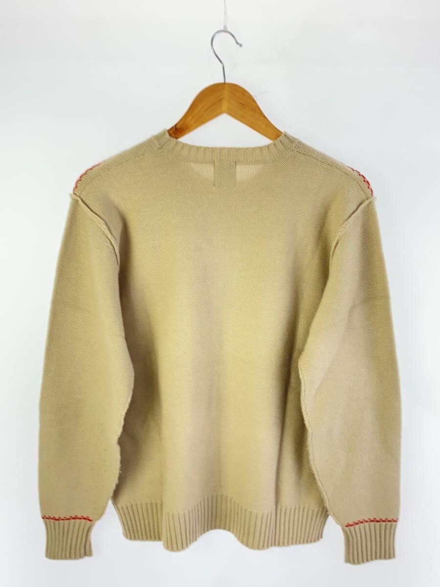 Yohji Yamamoto Against All Risks Contrast Stitch Wool Sweater Size US XL / EU 56 / 4 - 2 Thumbnail