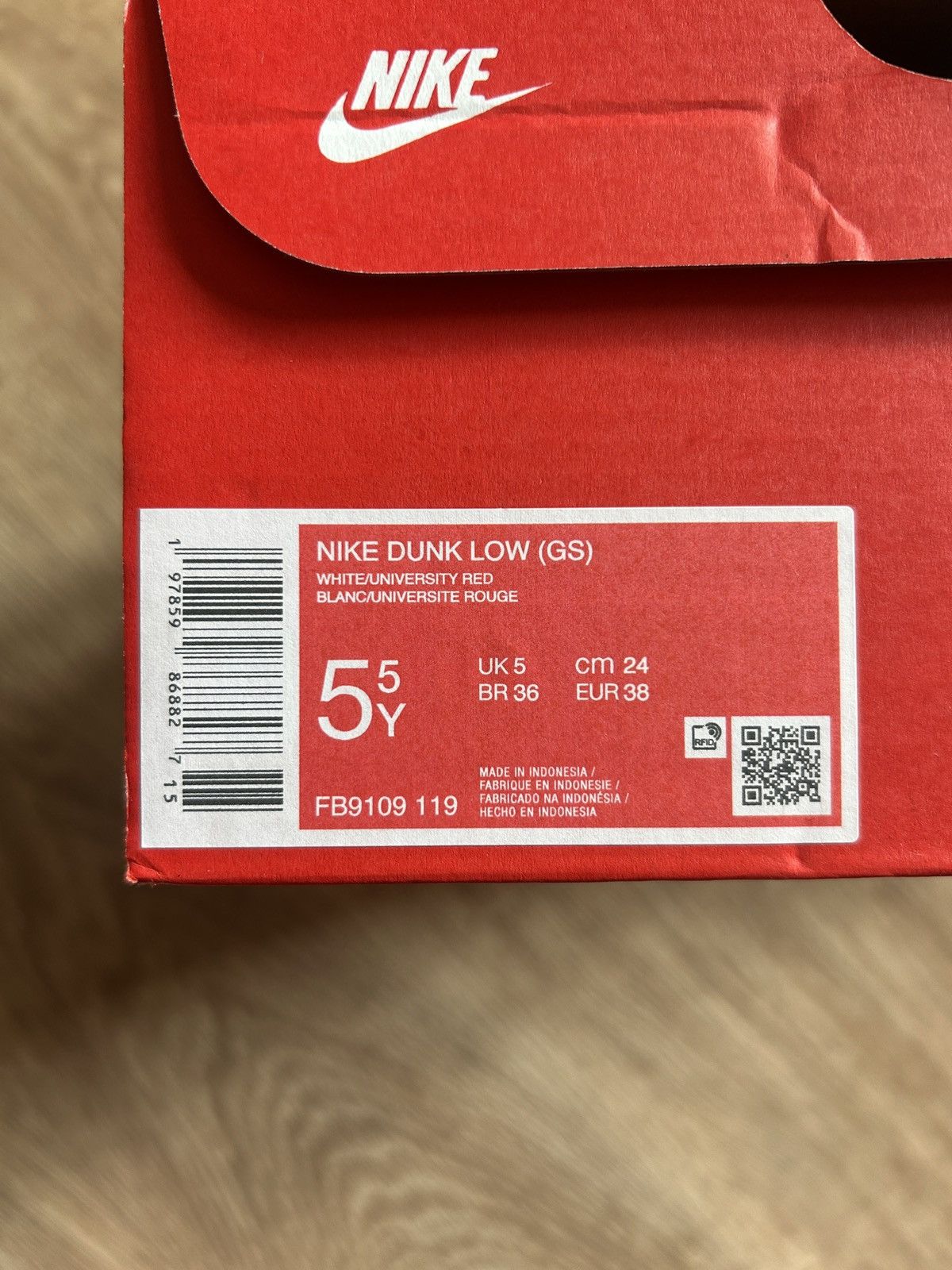 Nike Nike Low Dunk University Red Size US 7.5 / IT 37.5 - 7 Thumbnail