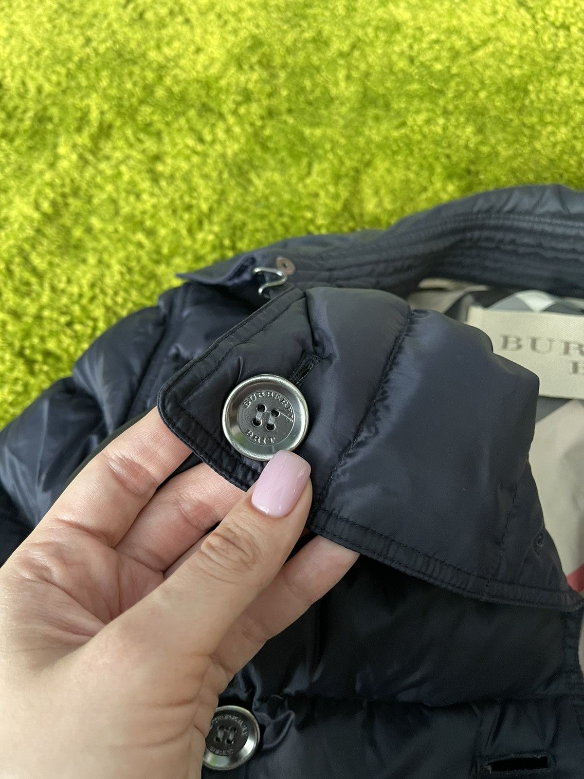 Burberry × Designer Burberry Brit belted down puffer jacket Size L / US 10 / IT 46 - 6 Thumbnail