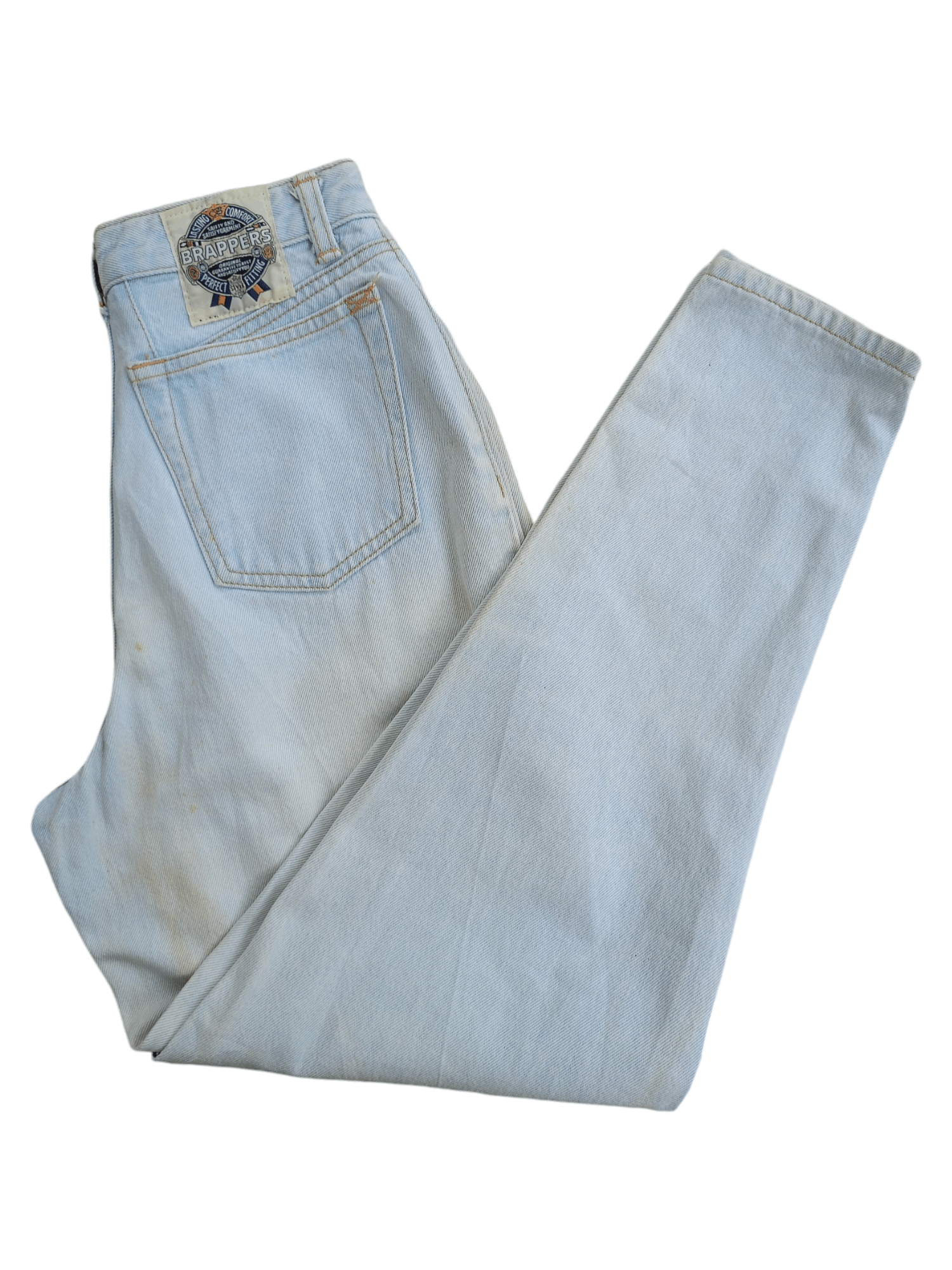 Japanese Brand × Vintage BRAPPERS Tapered Vintage Streetwear Denim Size 23" - 20 Thumbnail
