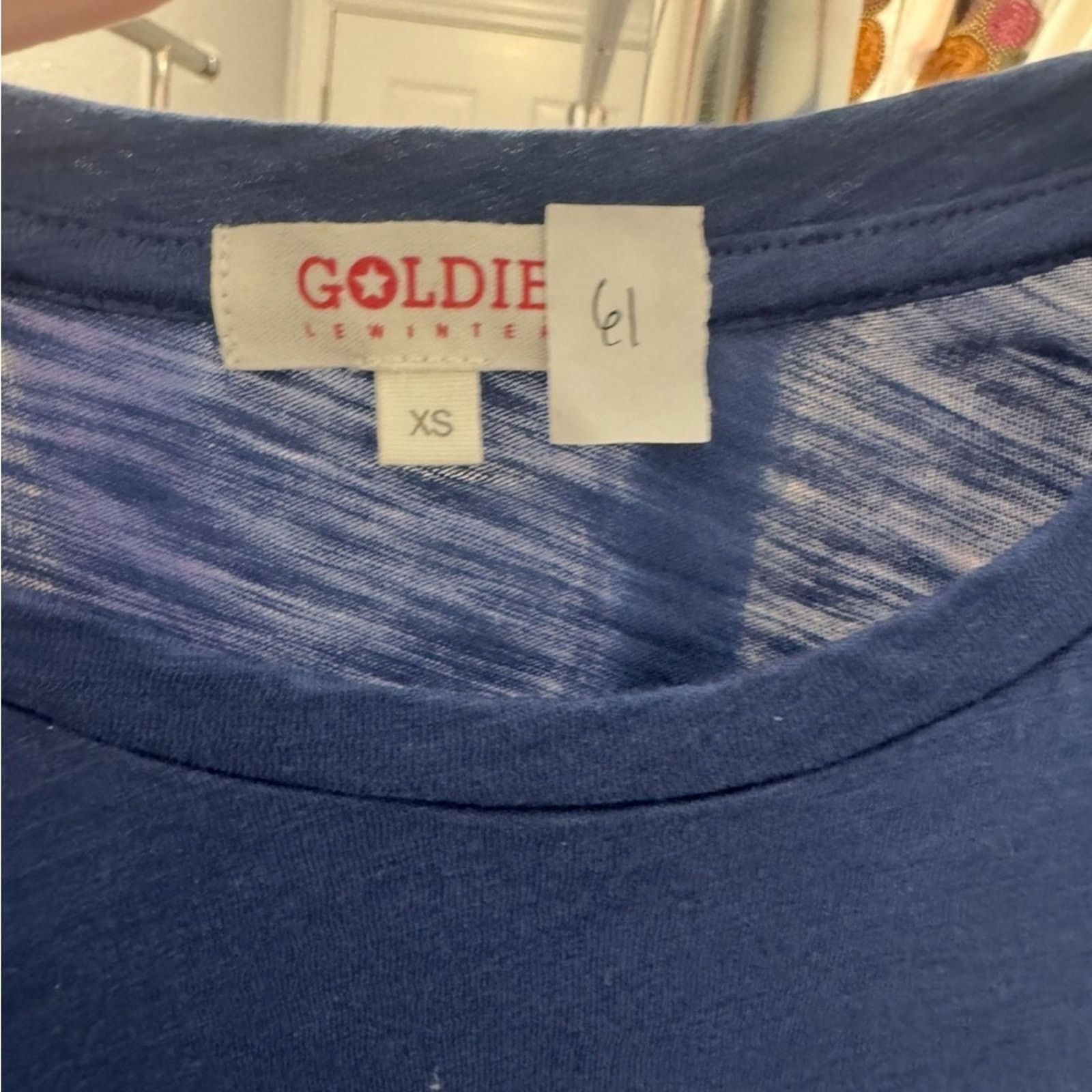Other NEW Goldie $85 Deep Blue SIGNATURE SLUB BOY TEE Size XS Size XS / US 0-2 / IT 36-38 - 5 Thumbnail