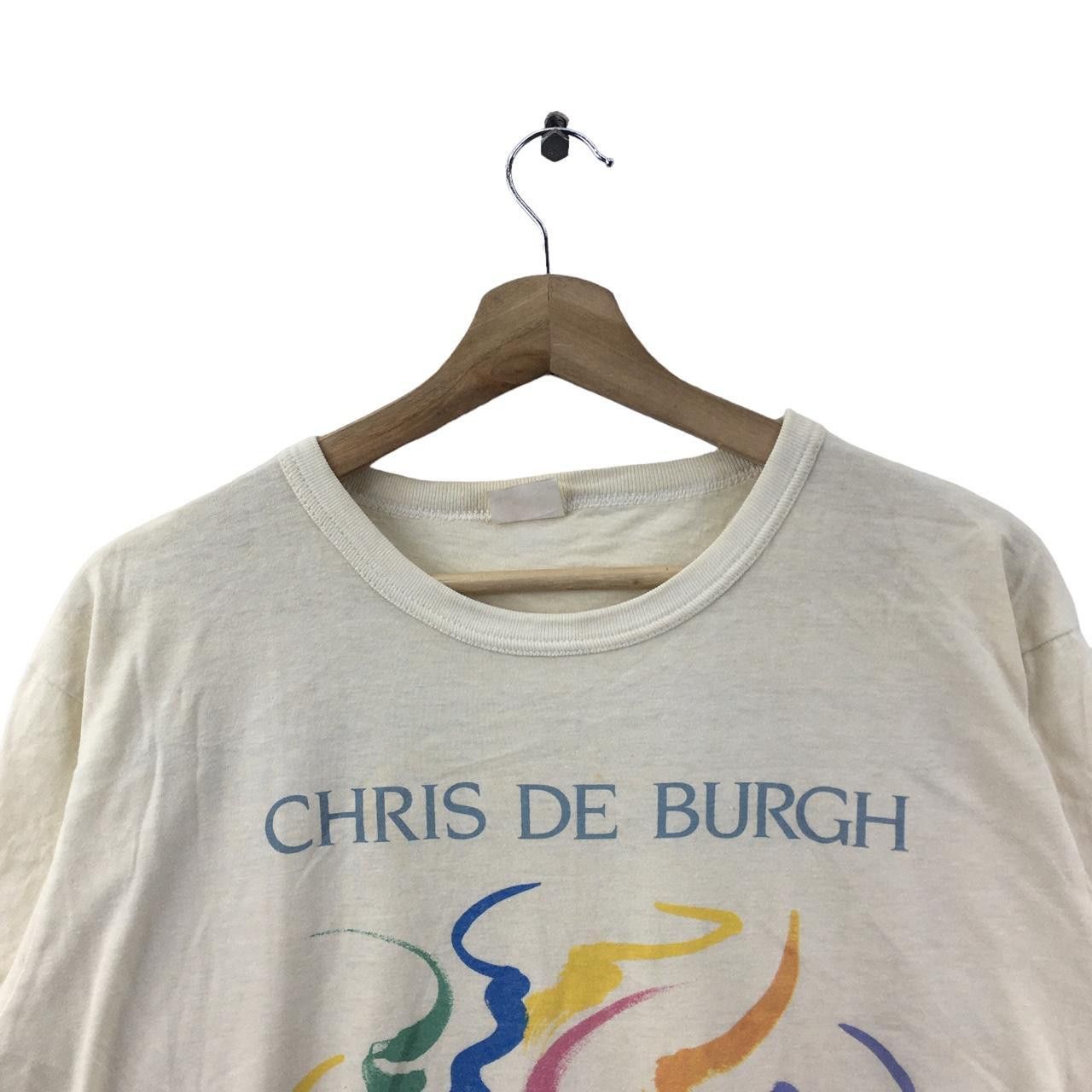 Vintage Vtg 1987 CHRIS DE BURGH Into The Light Album Tour Tee Shirt Size US XL / EU 56 / 4 - 2 Thumbnail