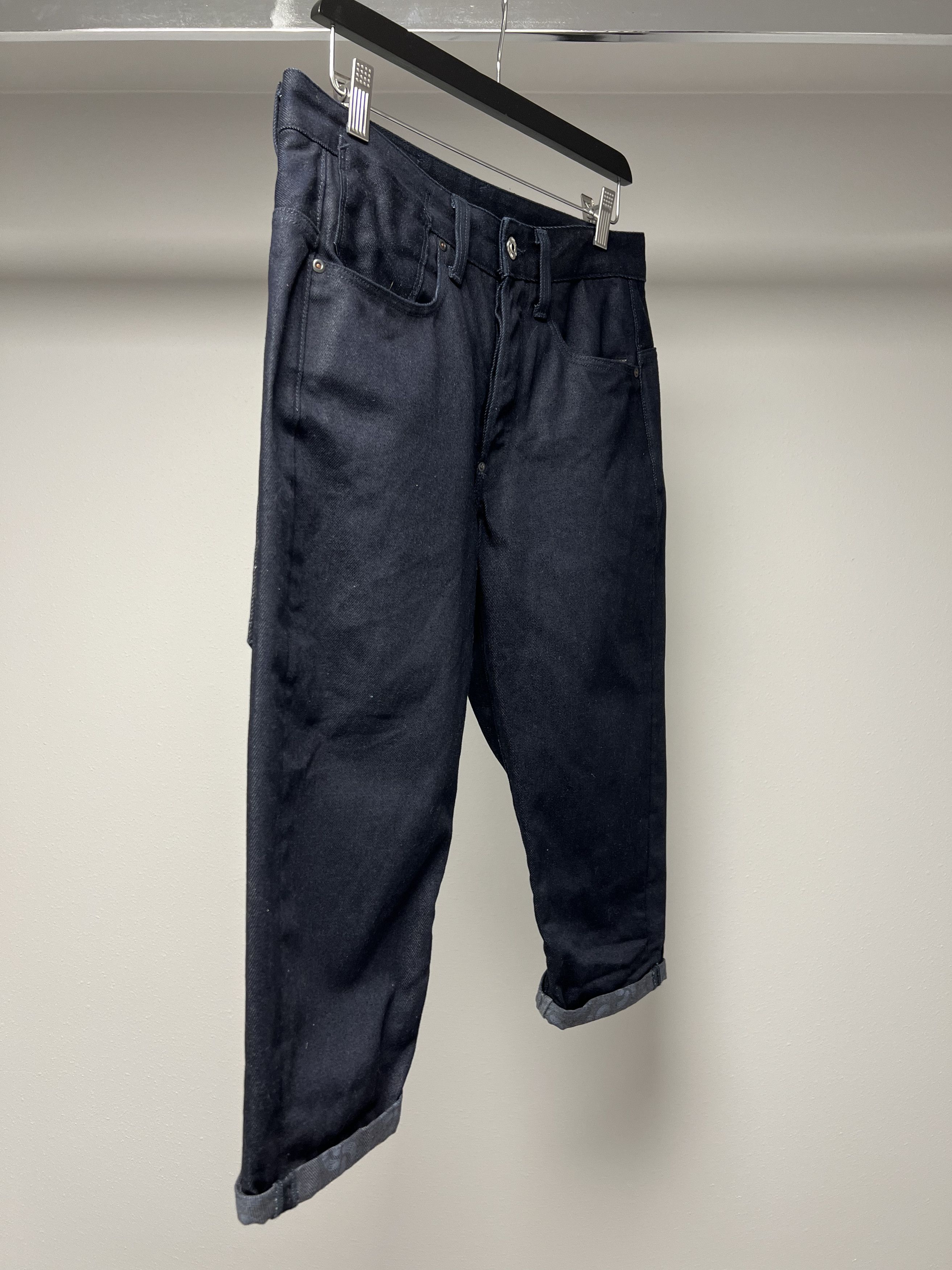 G-Star × Pharrell NEW, G-STAR ORIGINALS RAW LOW CROTCH DENIM SHORTS Size US 30 / EU 46 - 4 Thumbnail