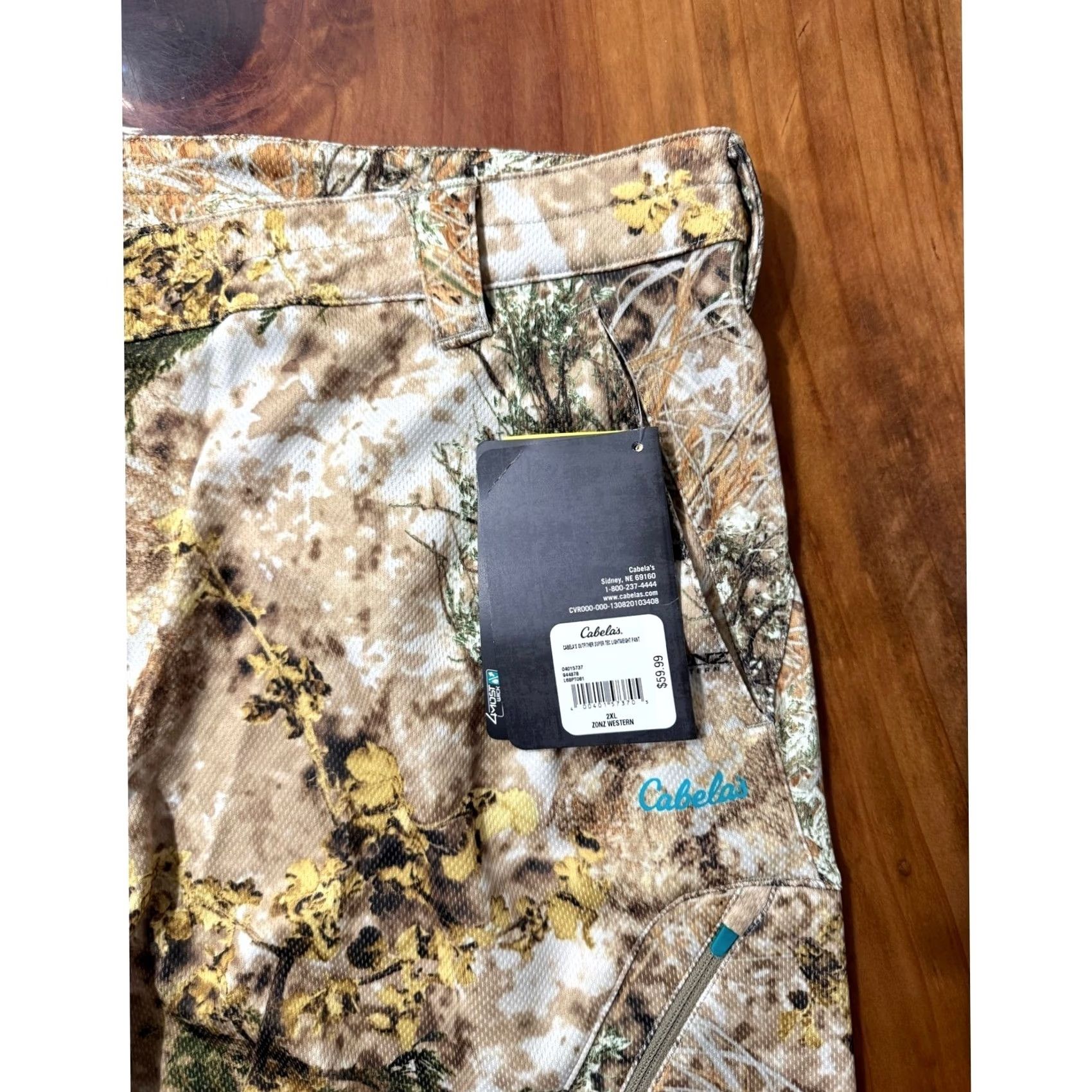 Vintage Cabela's Pants 2XL Mens Camouflage Cotton Polyester Breathable Slash Pocket Casual Chino Straight 32 Inseam Green Vintage: No Size US 44 / EU 60 - 3 Thumbnail