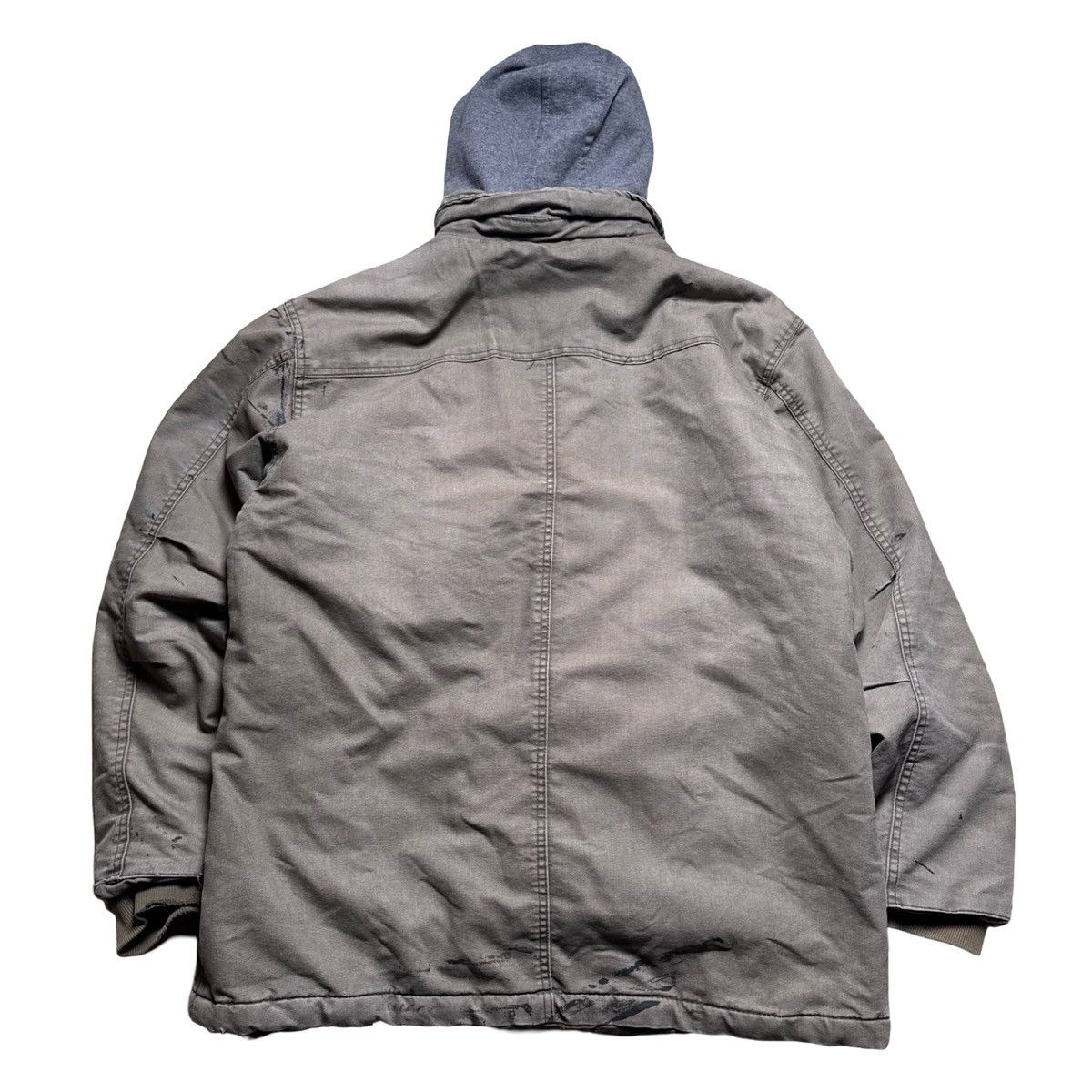 Dickies Dickies Hooded Work Jacket Faded Olive Green Mens L Distress Size US L / EU 52-54 / 3 - 7 Thumbnail